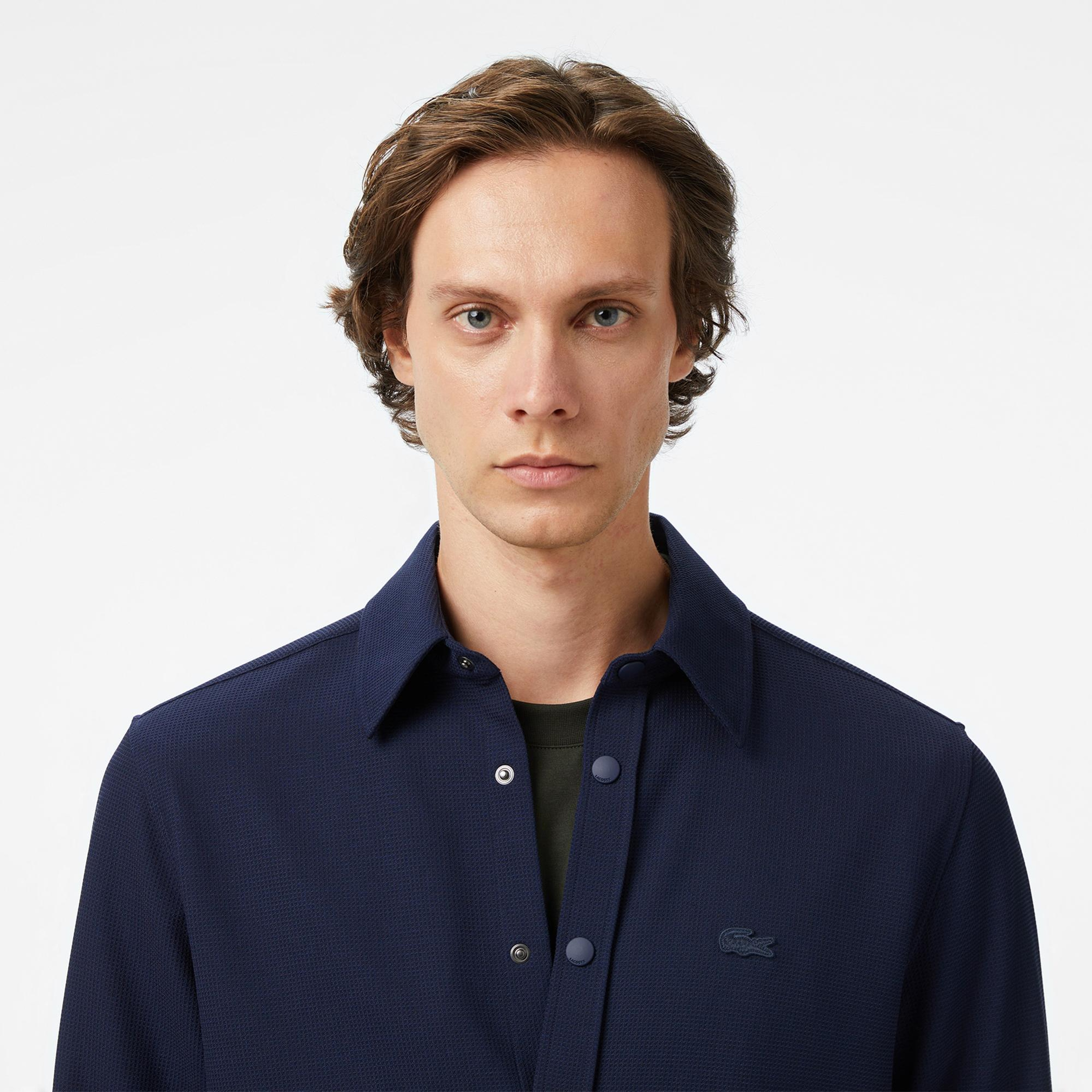 Lacoste Erkek Regular Fit Lacivert Gömlek