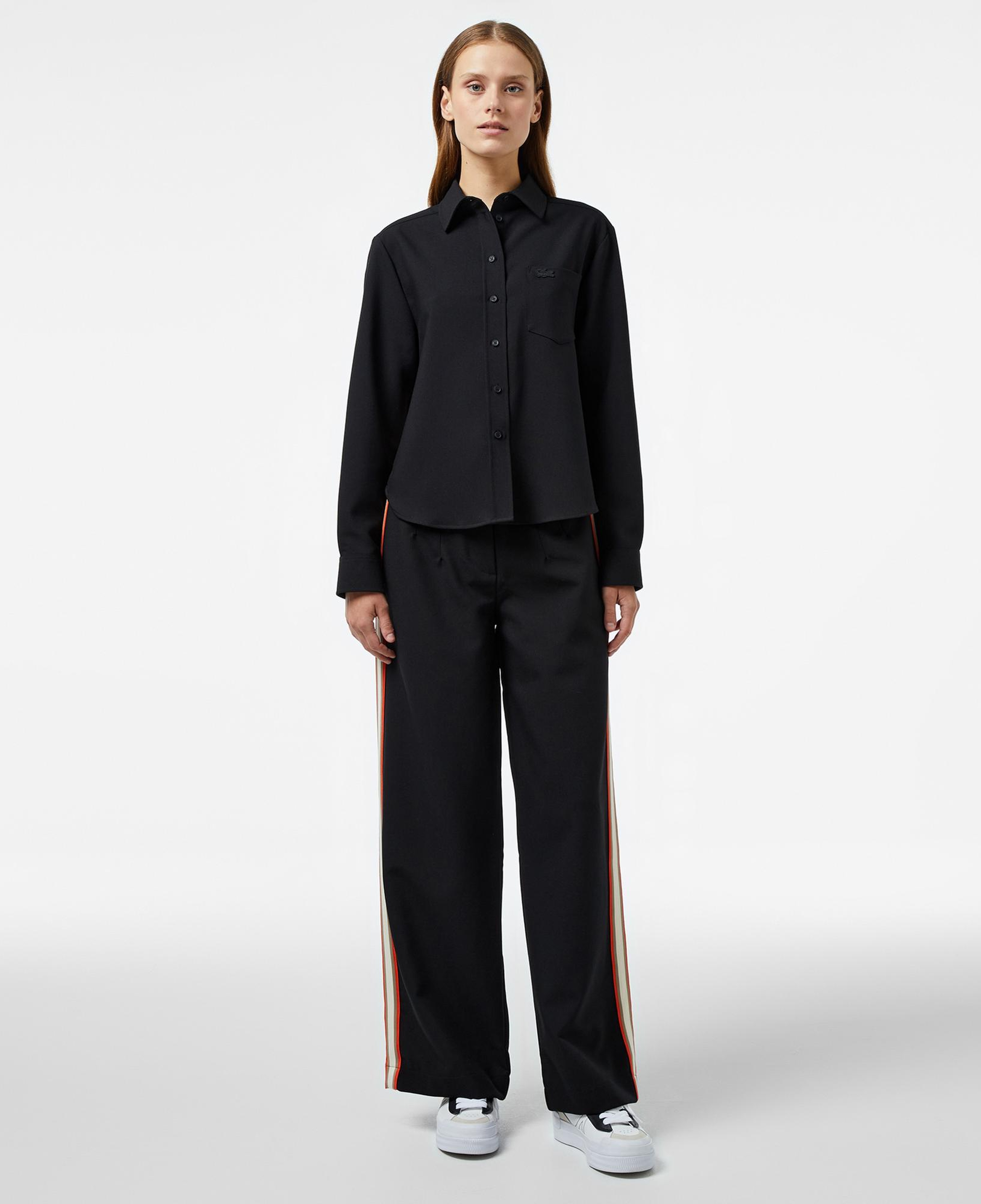 Lacoste Kadın Regular Fit Siyah Pantolon