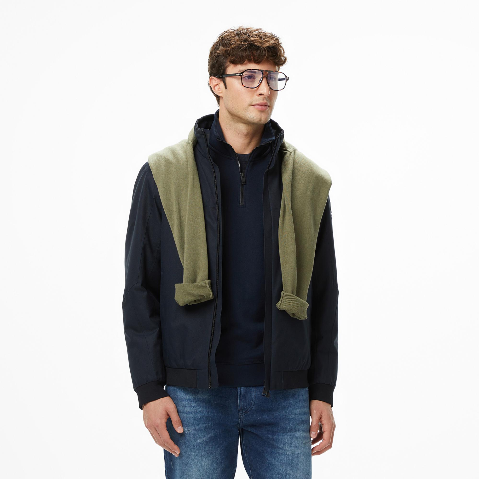 Boss Hexatech Bomber Erkek Lacivert Mont