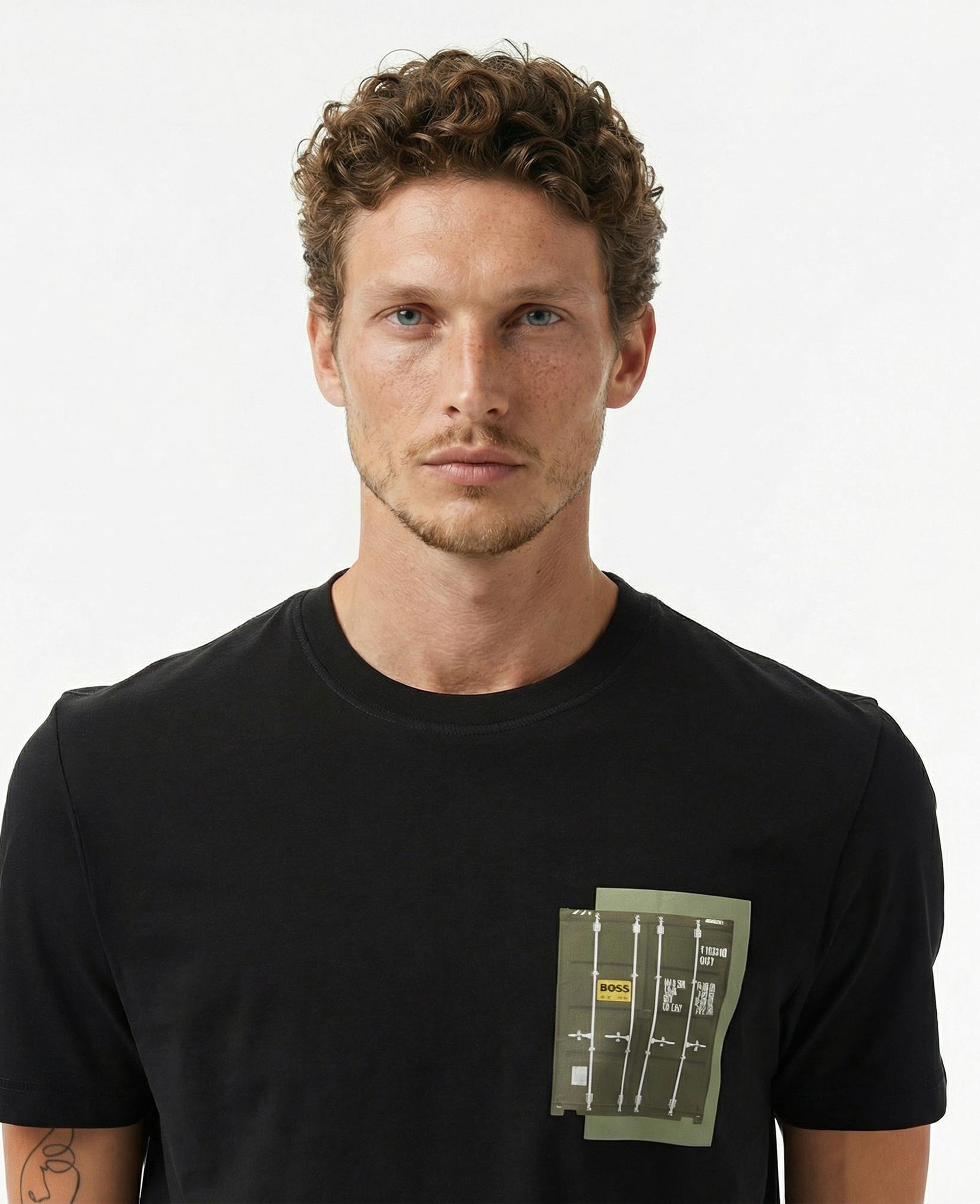 Boss Container Erkek Siyah T-Shirt