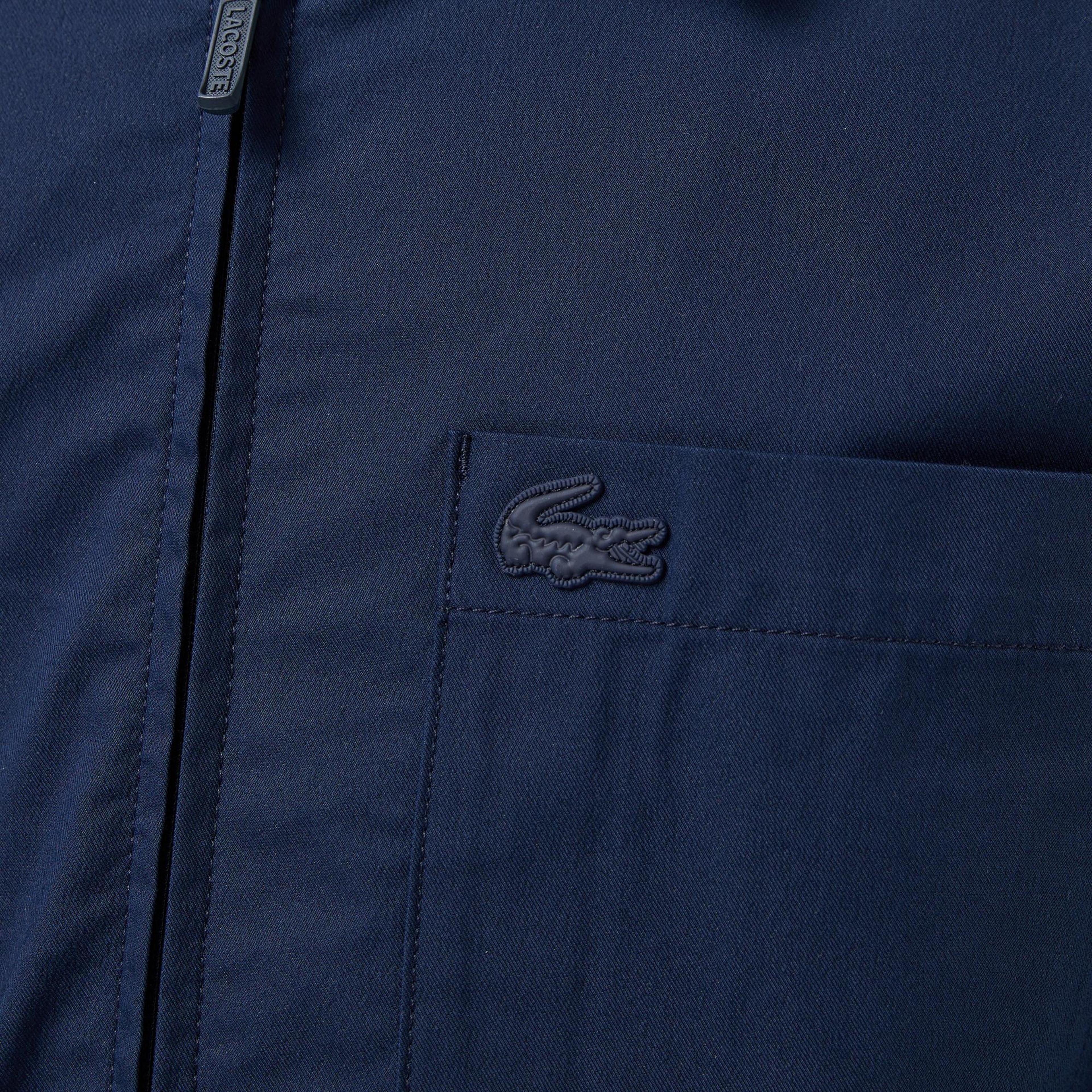 Lacoste Erkek Regular Fit Gömlek Yaka Lacivert Ceket