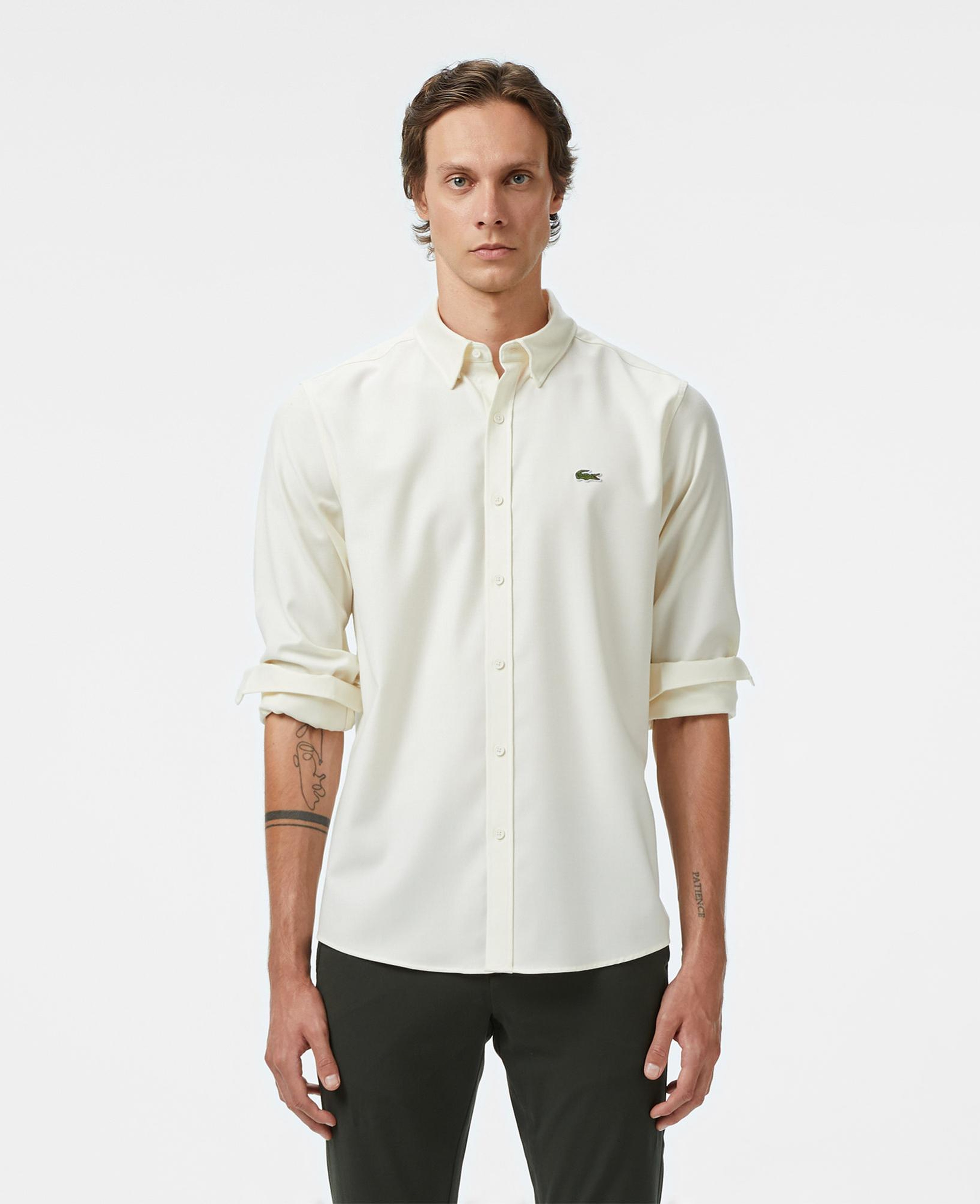 Lacoste Erkek Regular Fit Beyaz Gömlek