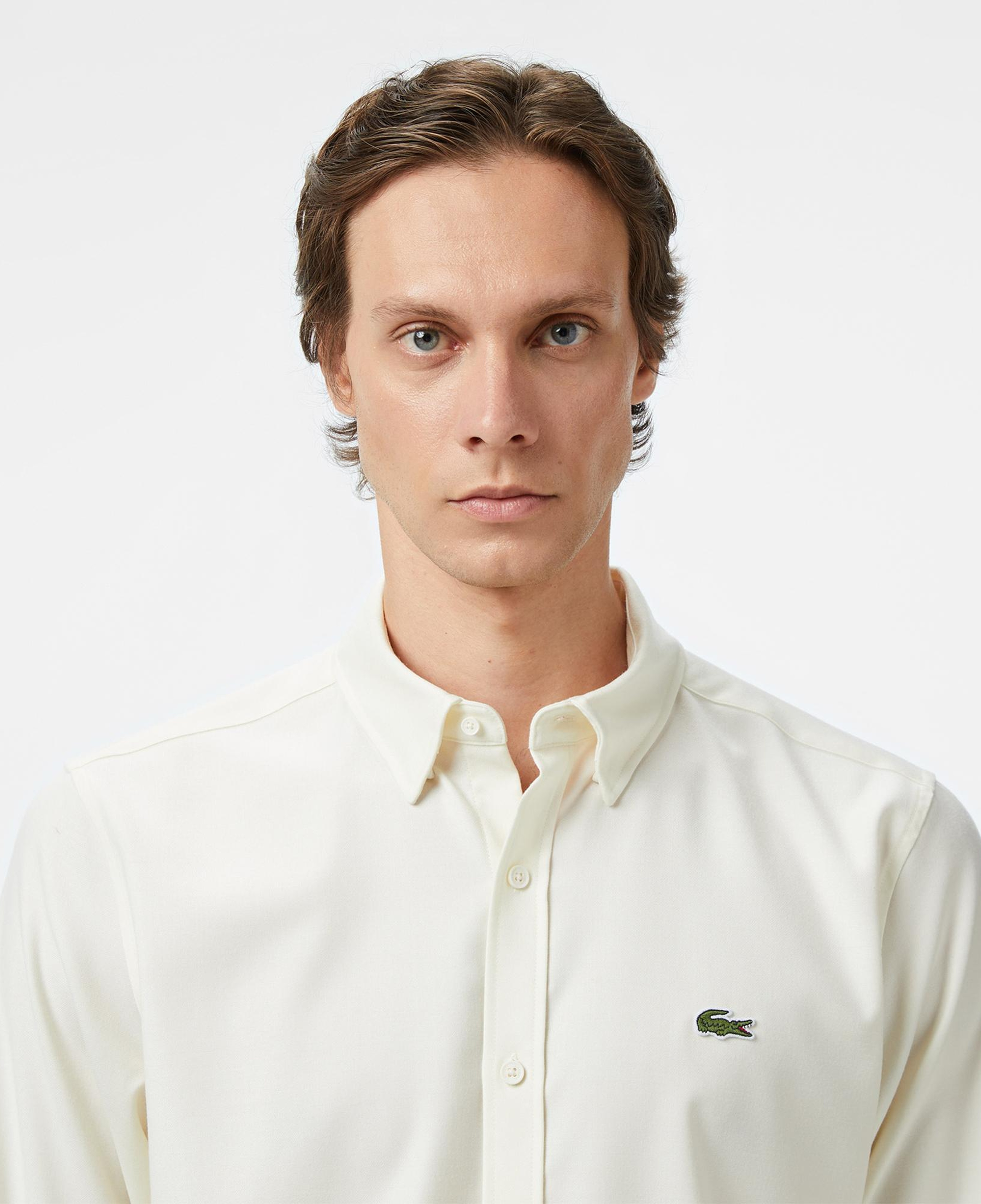 Lacoste Erkek Regular Fit Beyaz Gömlek