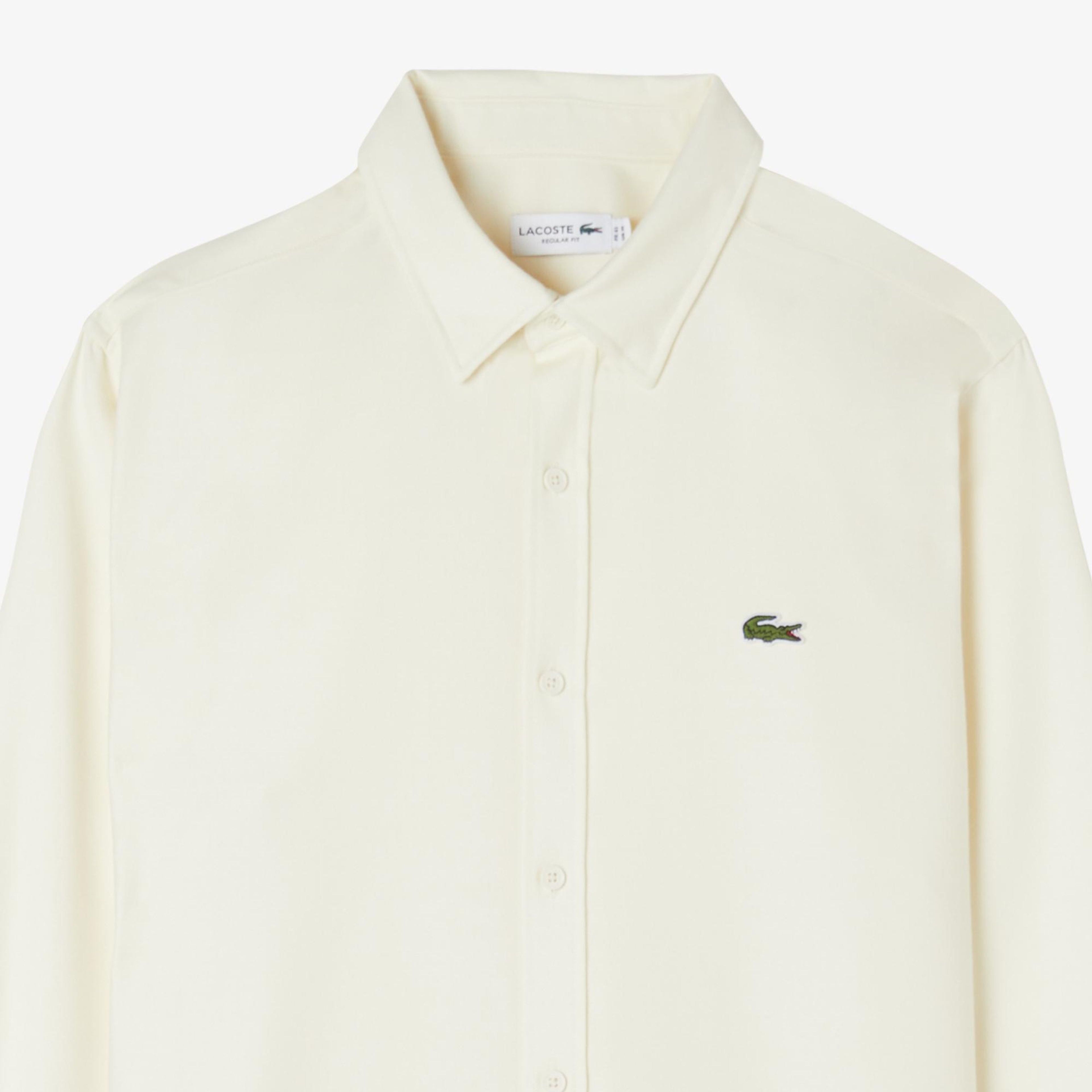 Lacoste Erkek Regular Fit Beyaz Gömlek