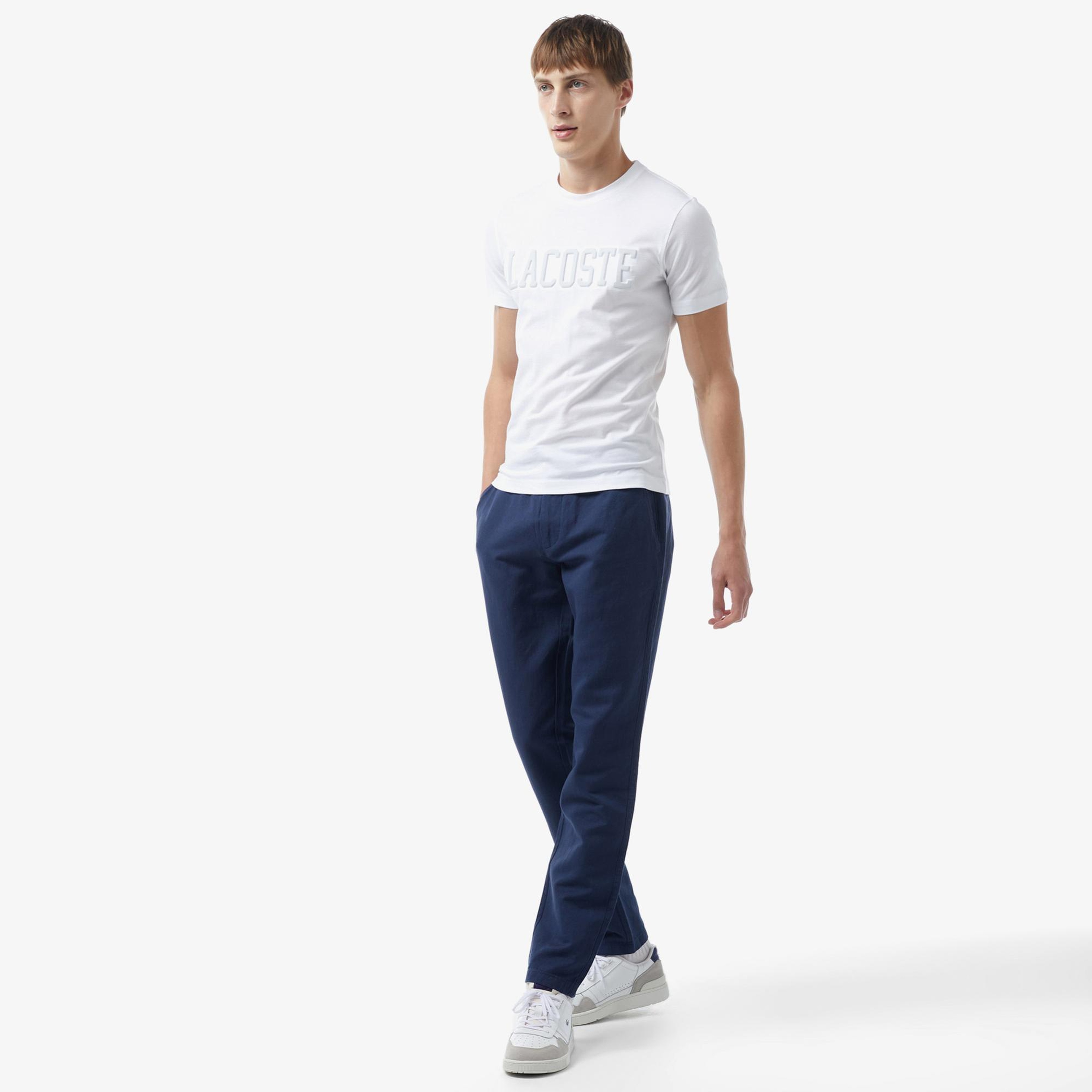 Lacoste Erkek Tapered Fit Lacivert Pantolon