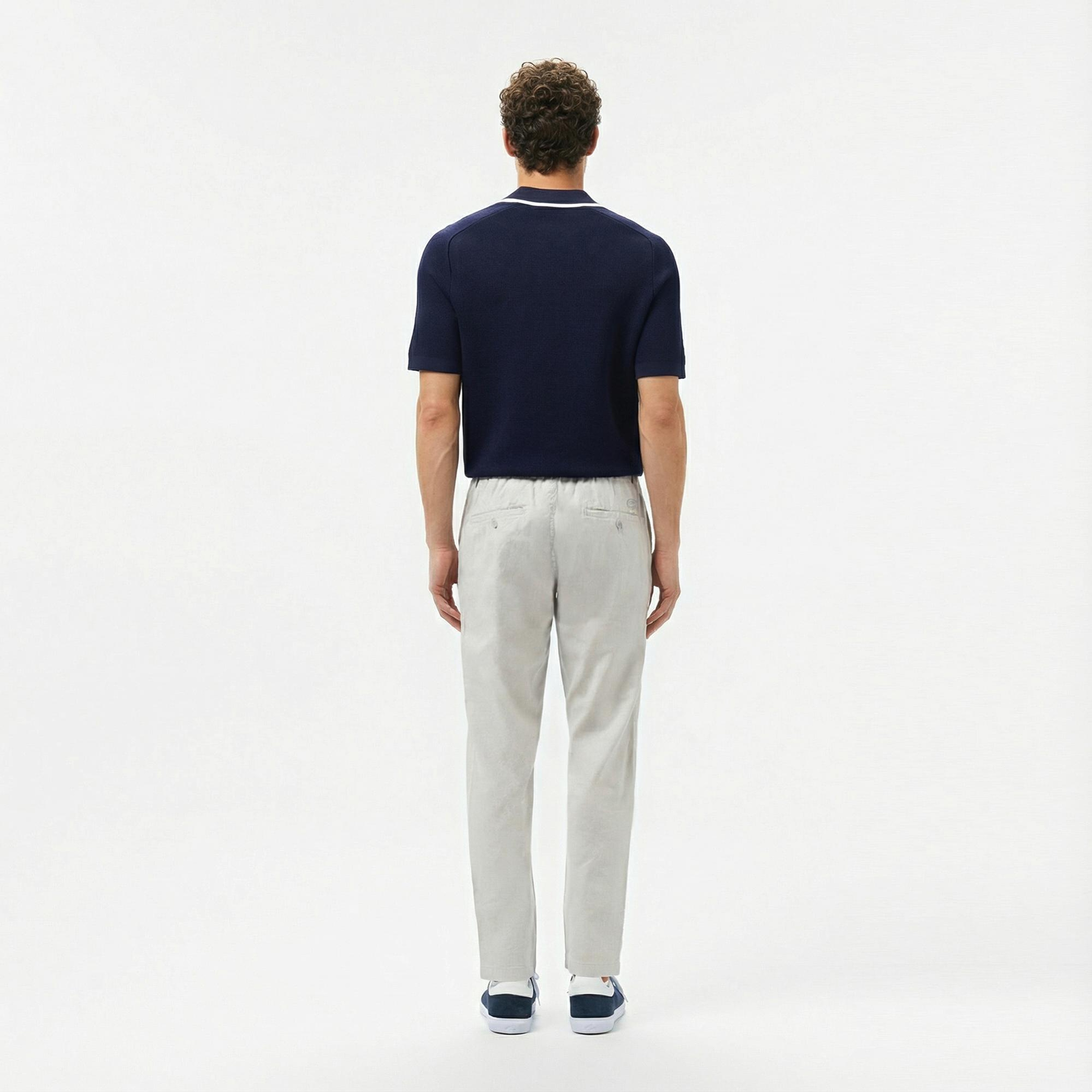 Lacoste Erkek Slim Fit Gri Pantolon