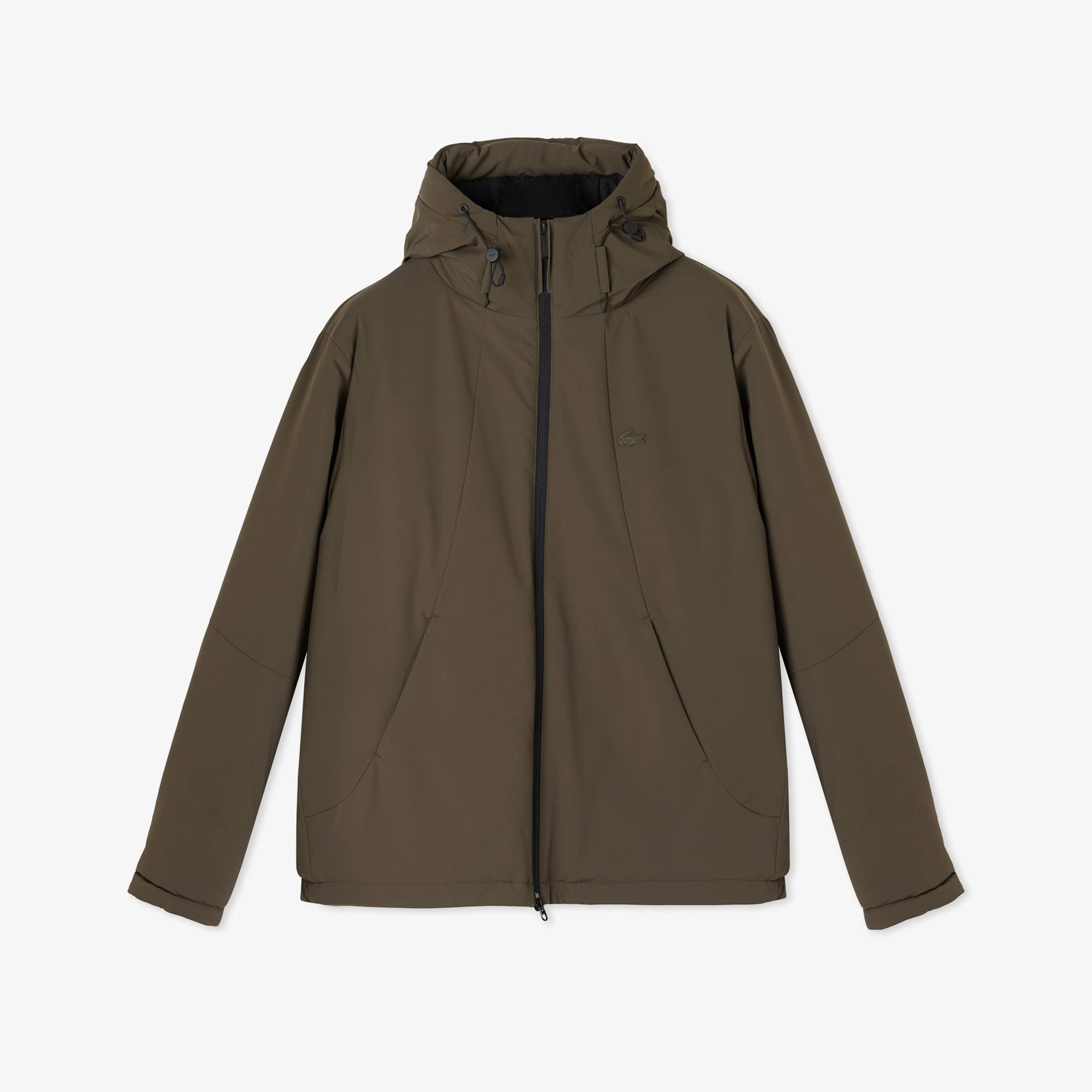 Lacoste Erkek Kapüşonlu Haki Mont