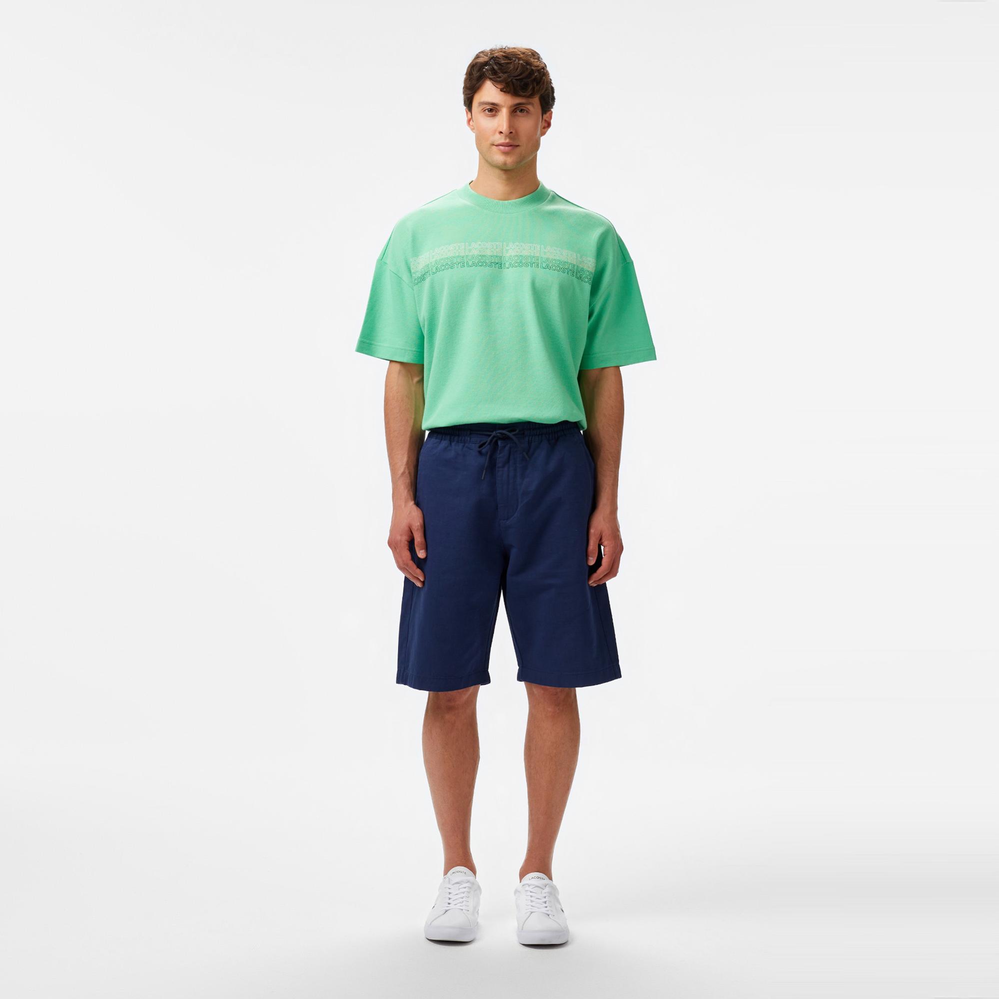 Lacoste Erkek Relaxed Fit Lacivert Bermuda Şort