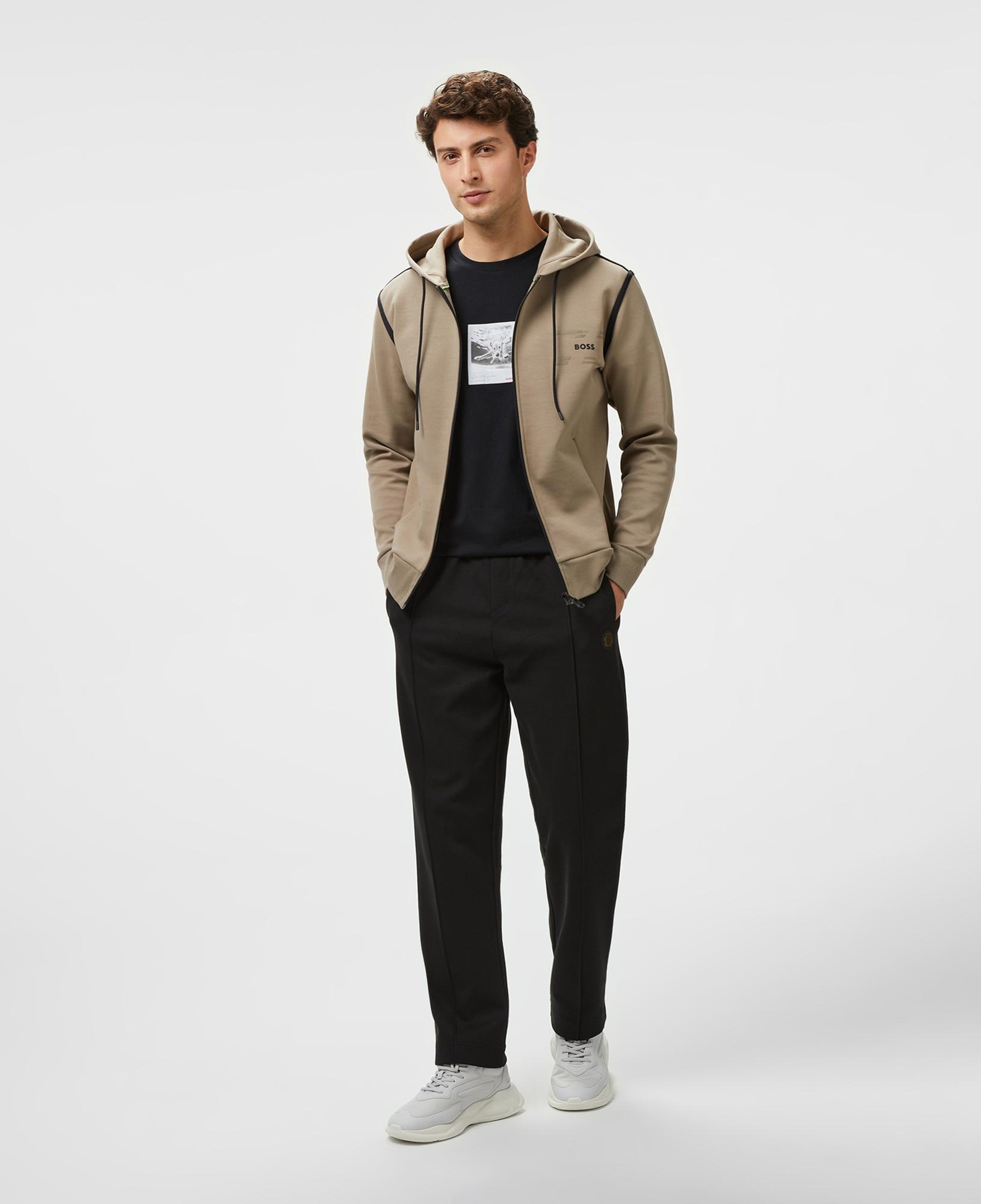 Boss Saggy Tape Erkek Yeşil Sweatshirt