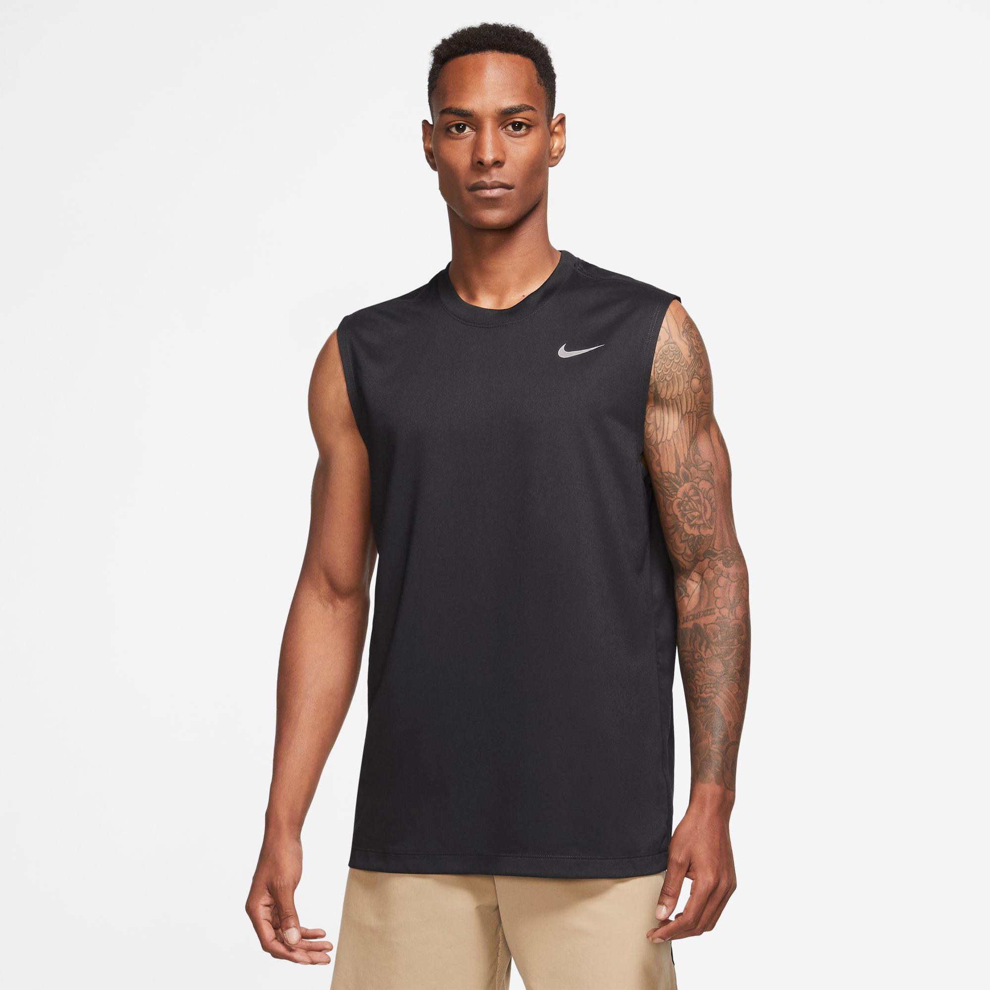 Nike Dri-Fit Legend Kolsuz Reset Erkek Siyah T-Shirt