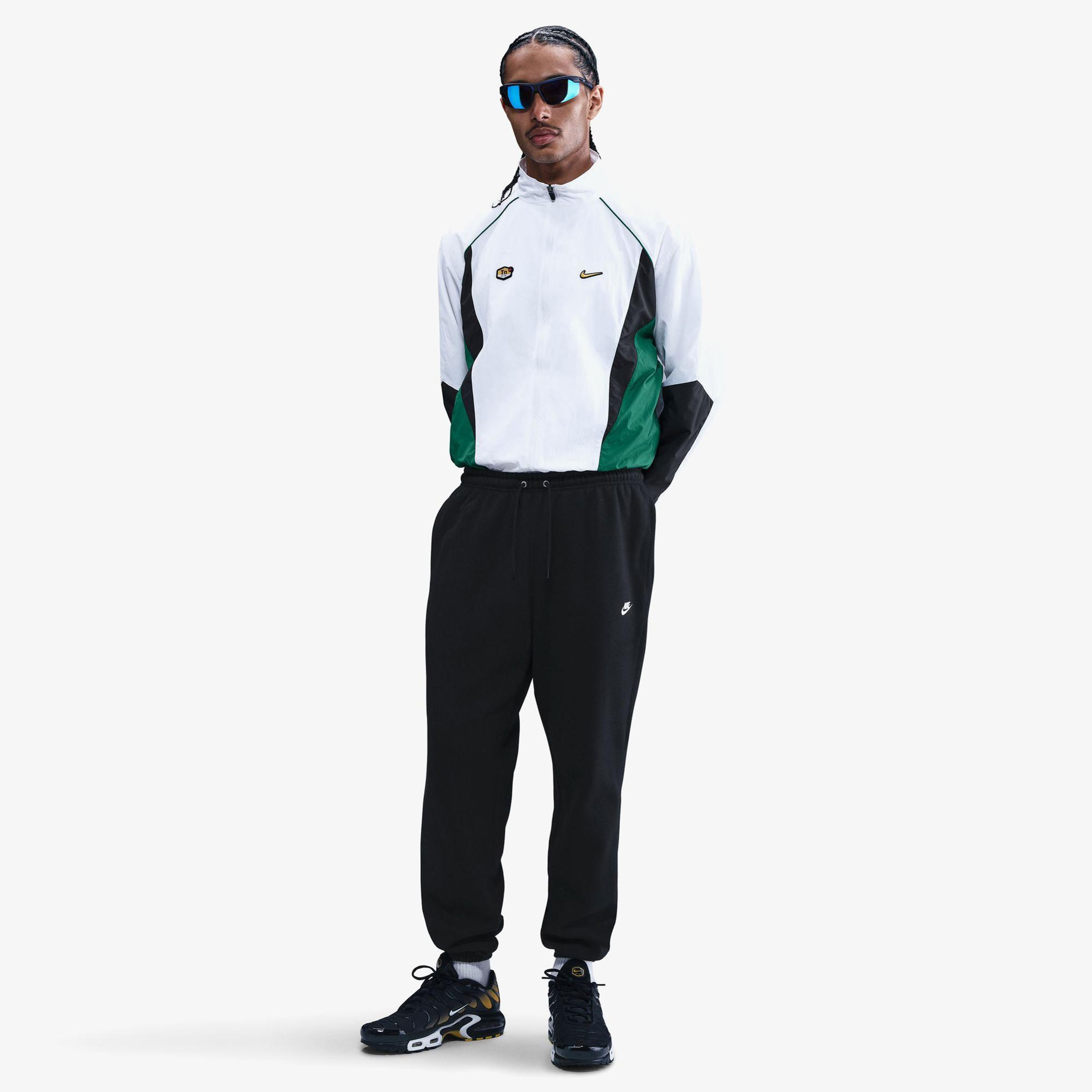 Nike Club Cuffed Brushed Erkek Siyah Eşofman Altı