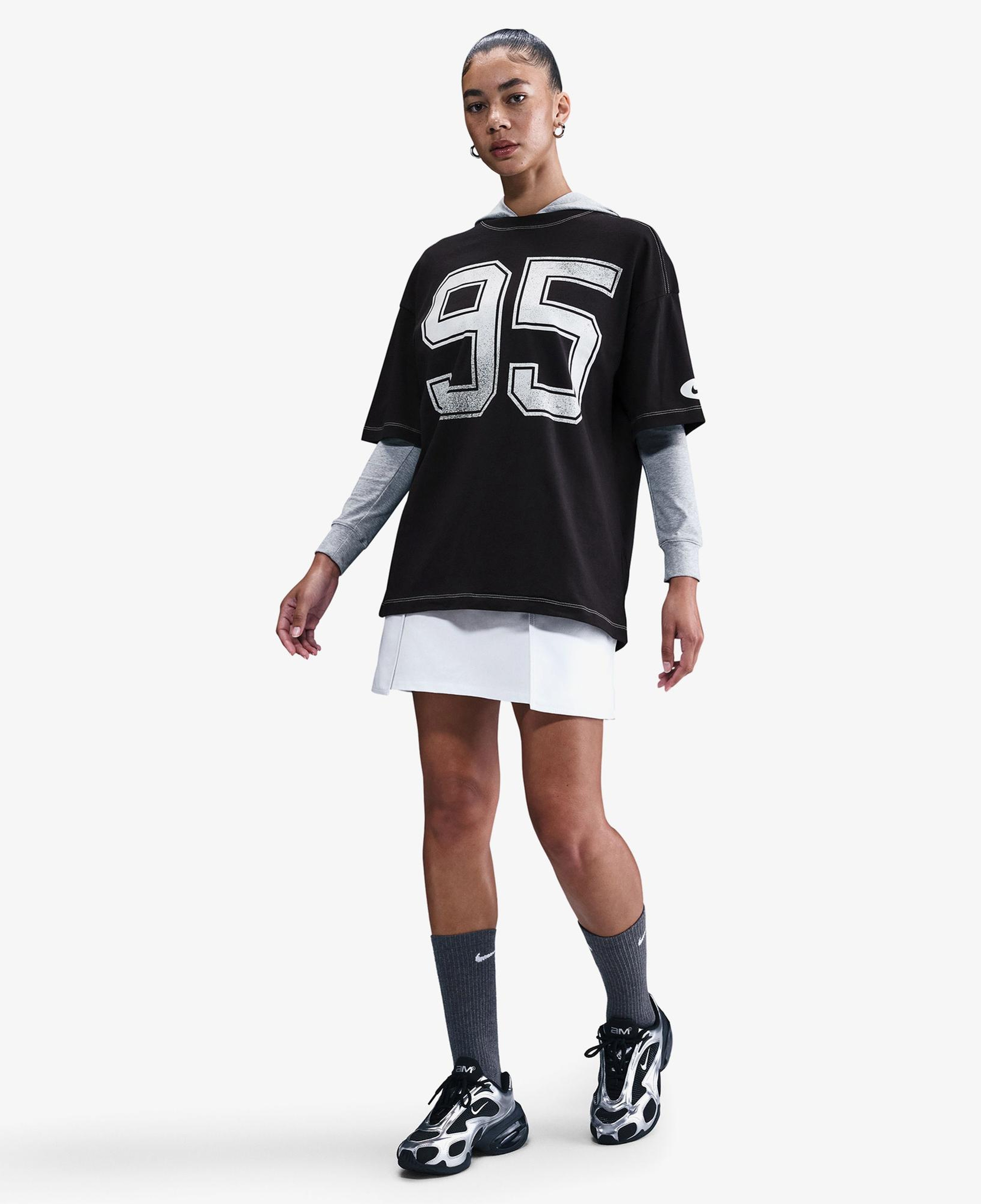 Nike Sportswear Street Kadın Siyah T-Shirt