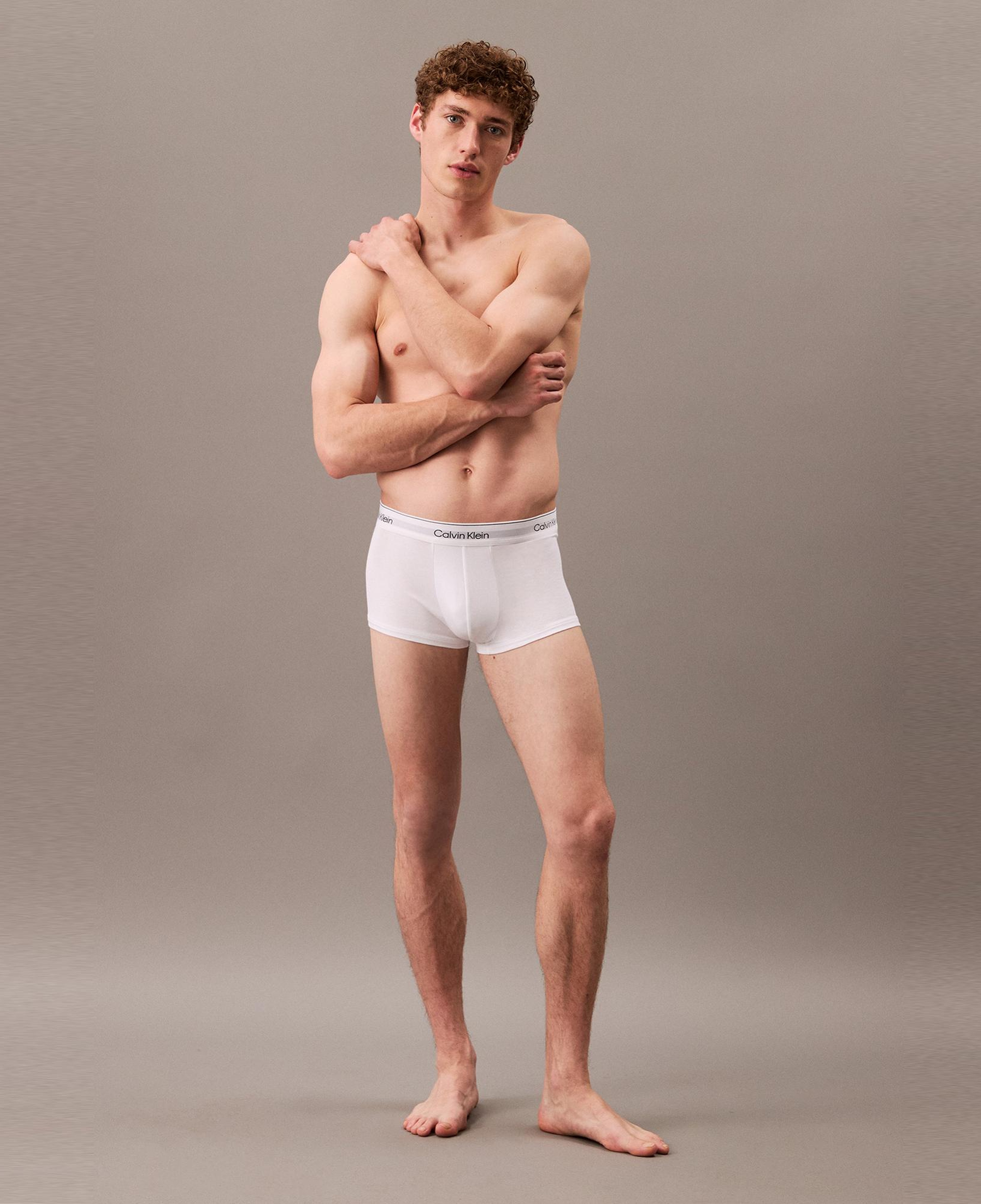 Calvin Klein Low Rise Trunk 3'lü Erkek Beyaz Boxer