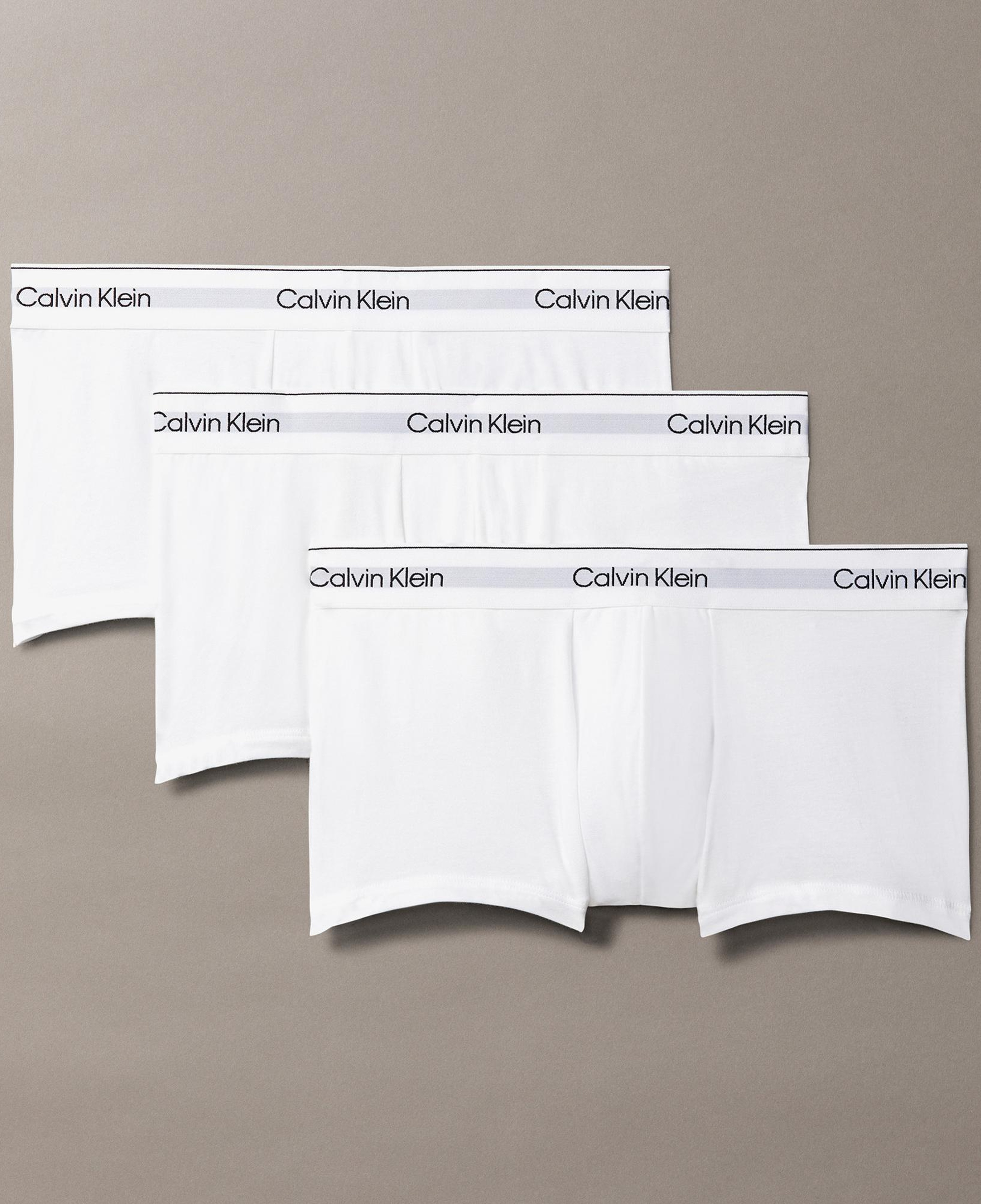Calvin Klein Low Rise Trunk 3'lü Erkek Beyaz Boxer