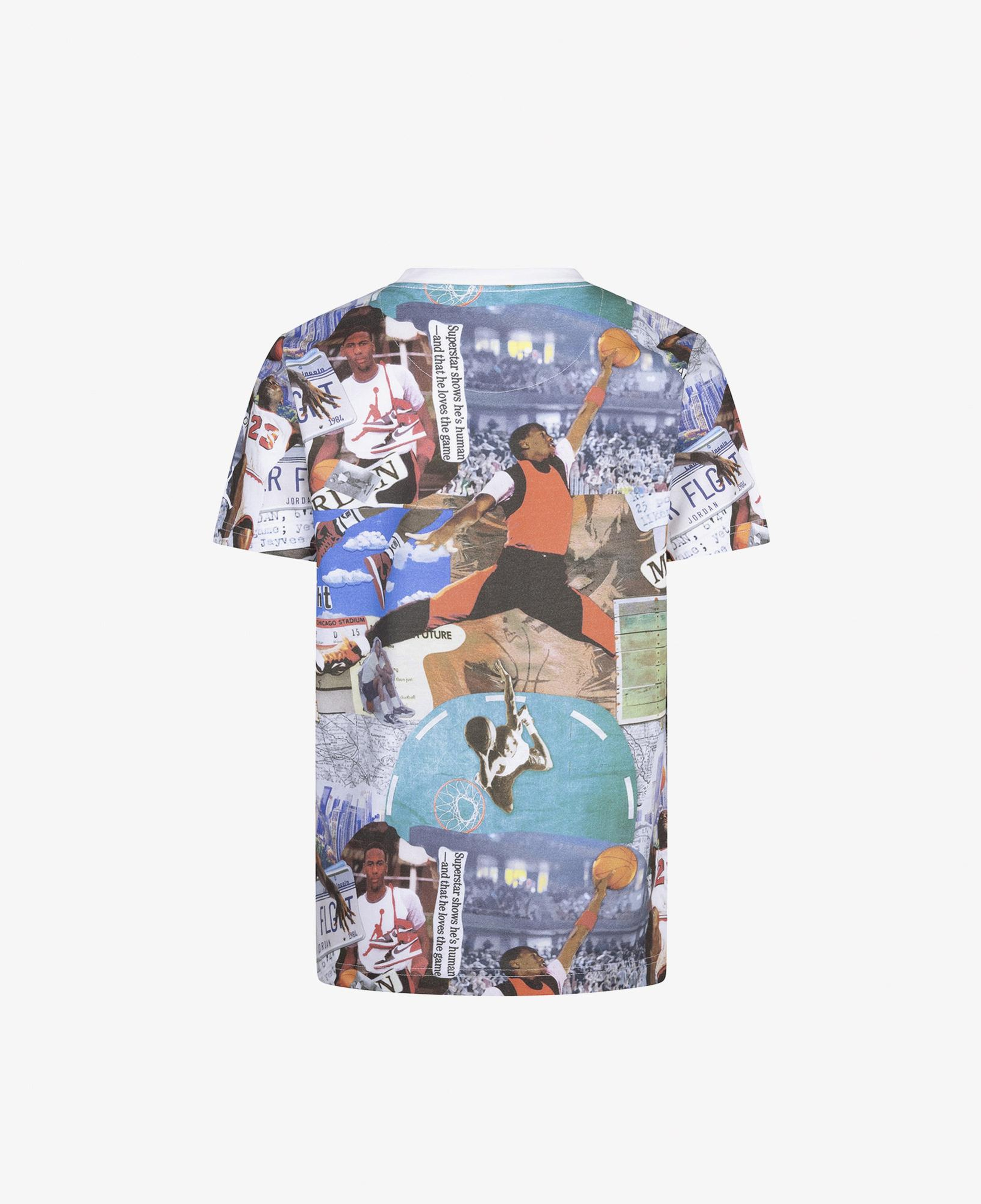Jordan MJ Brooklyn Collage Çocuk Çok Renkli Kısa Kol T-Shirt