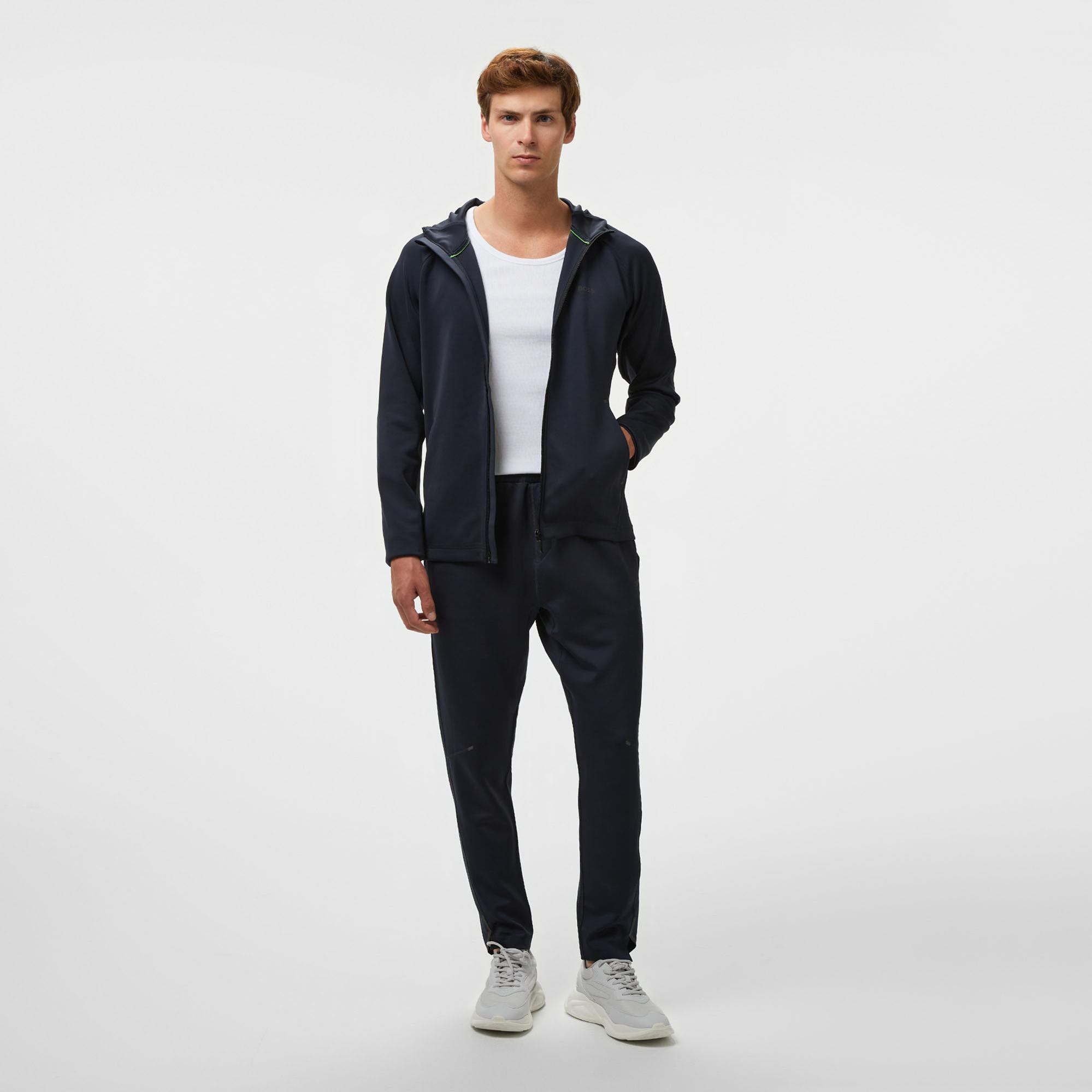 Boss Sicon Active Erkek Lacivert Sweatshirt