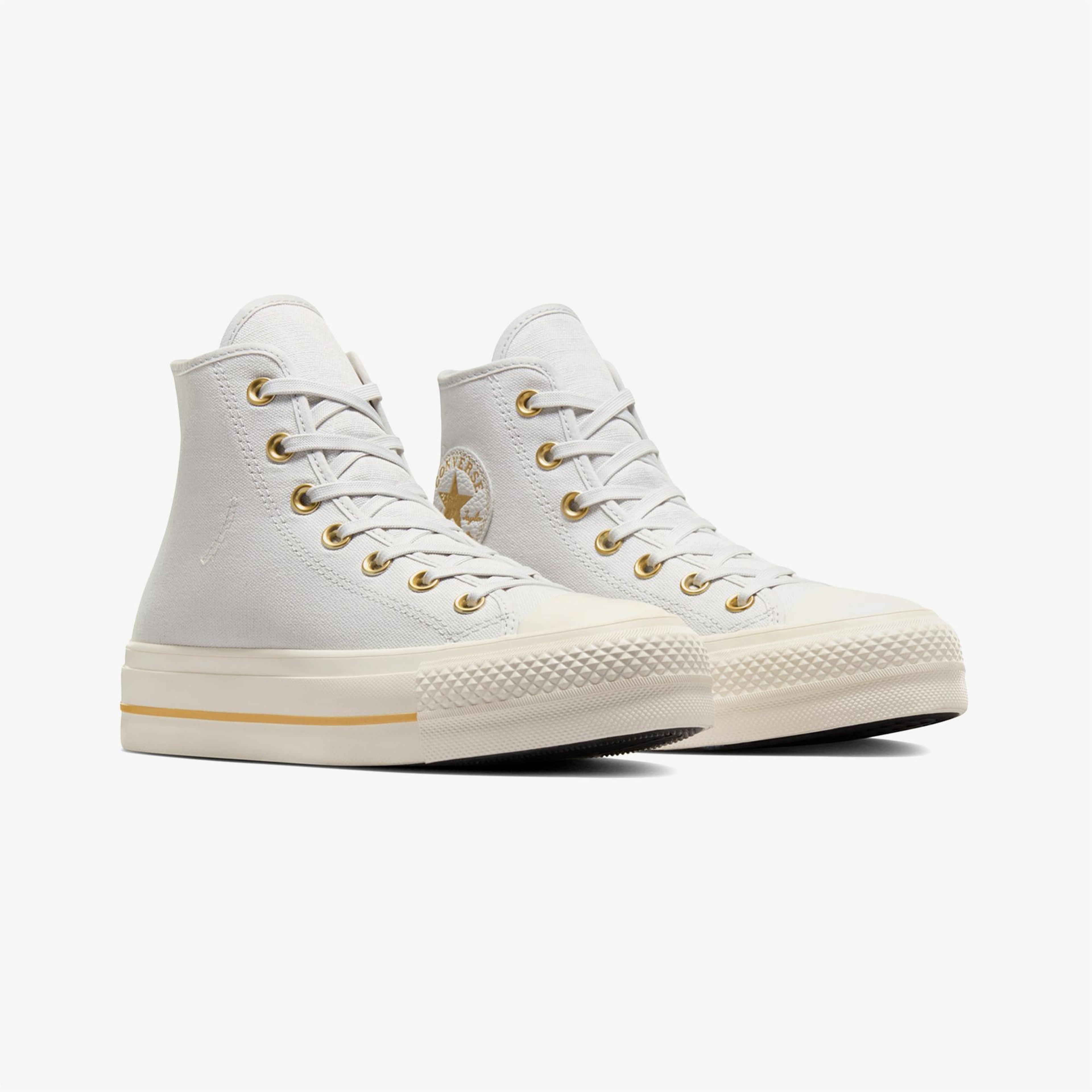 Converse Chuck Taylor All Star Lift Kadın Gri Platform Sneaker