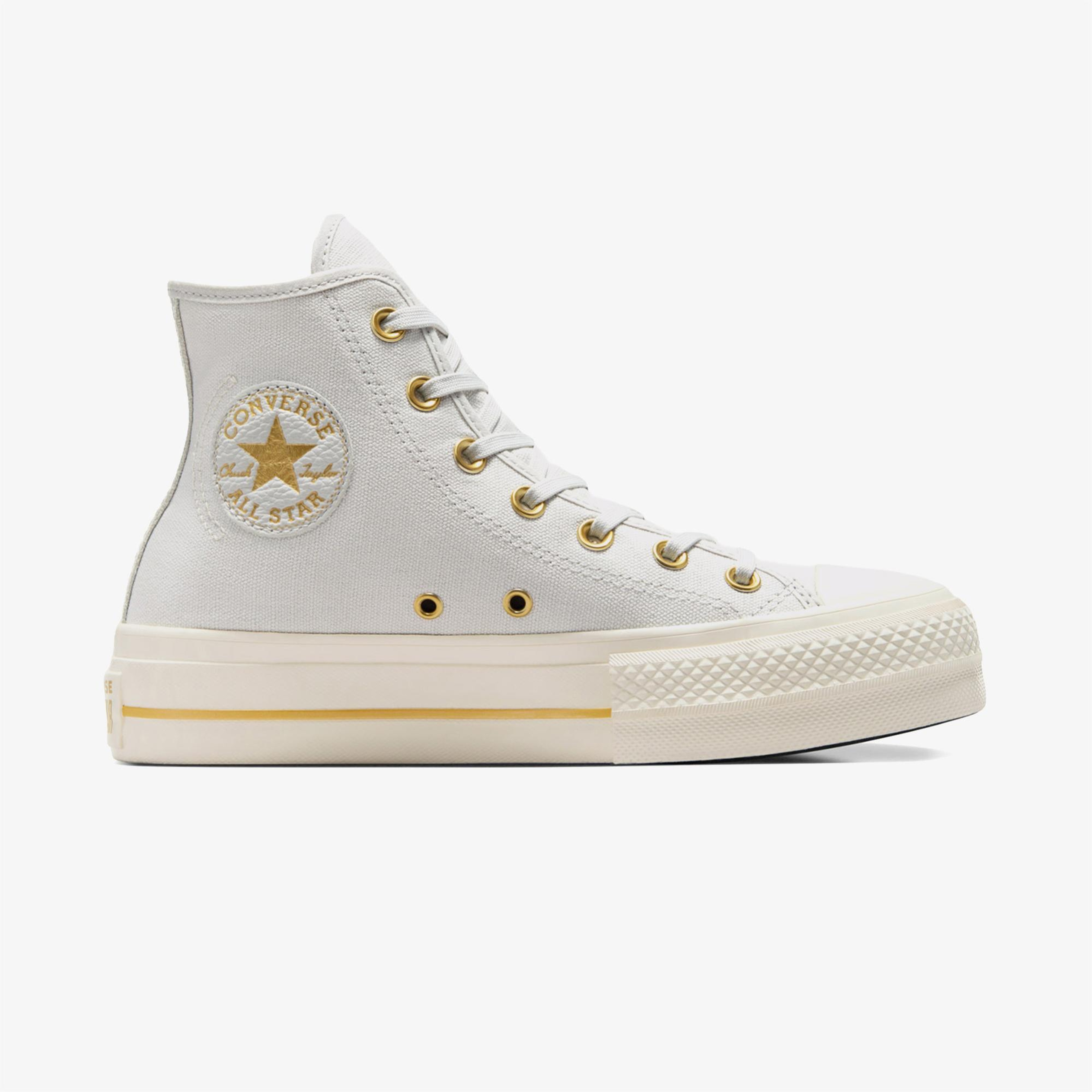 Converse Chuck Taylor All Star Lift Kadın Gri Platform Sneaker