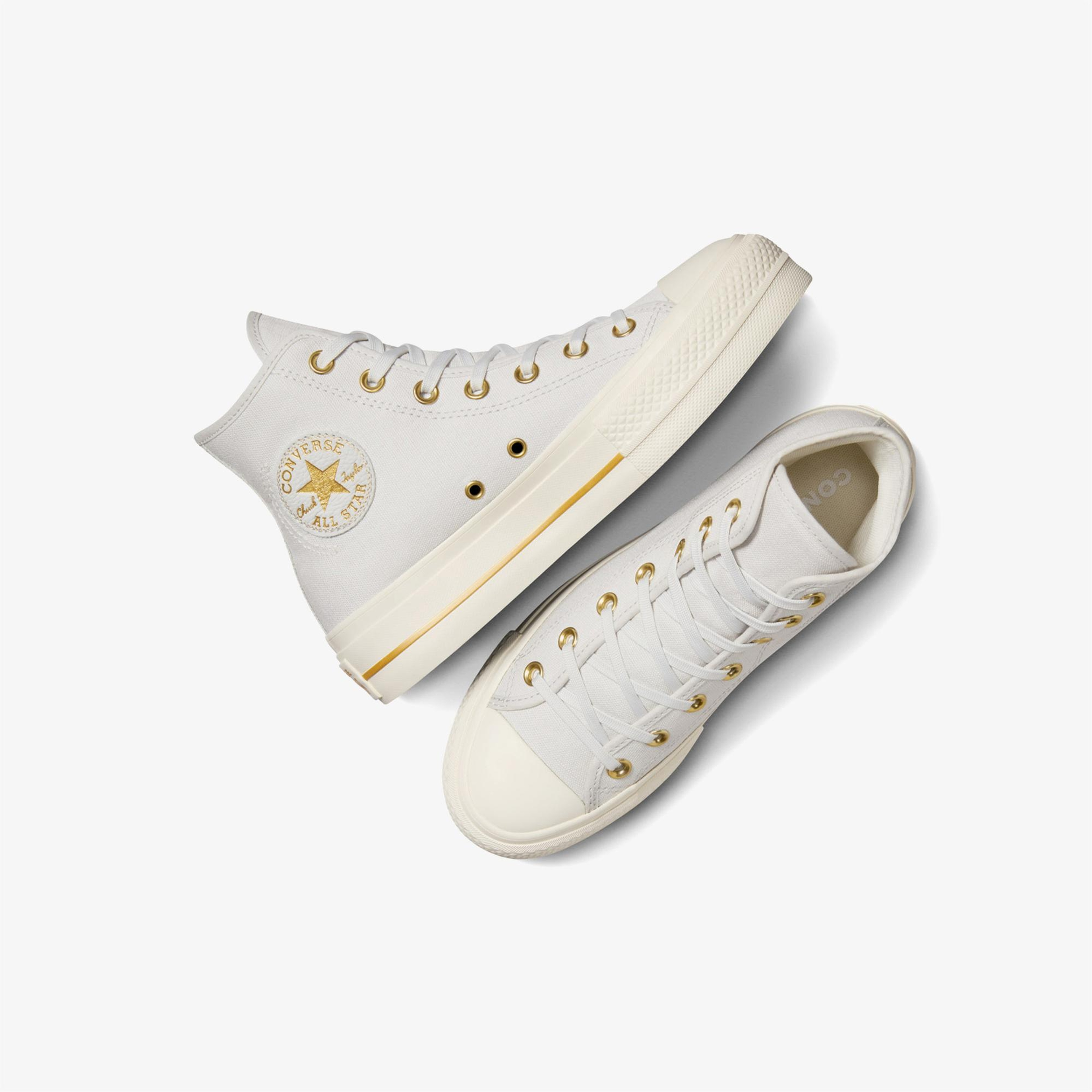 Converse Chuck Taylor All Star Lift Kadın Gri Platform Sneaker