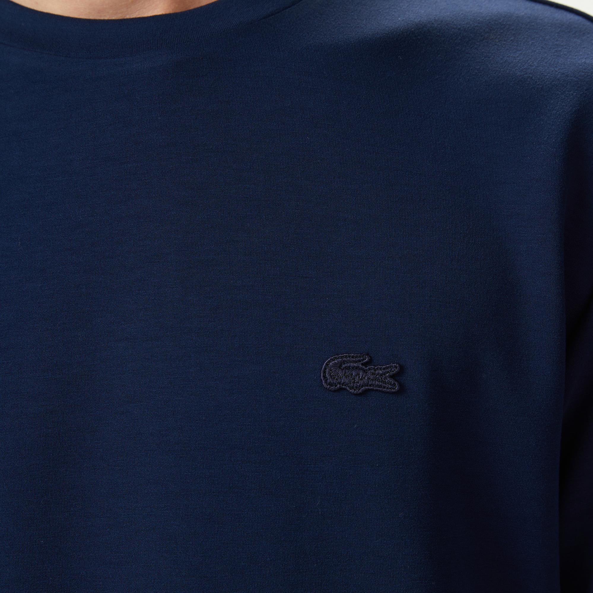 Lacoste Erkek Oversize Fit Bisiklet Yaka Lacivert T-Shirt