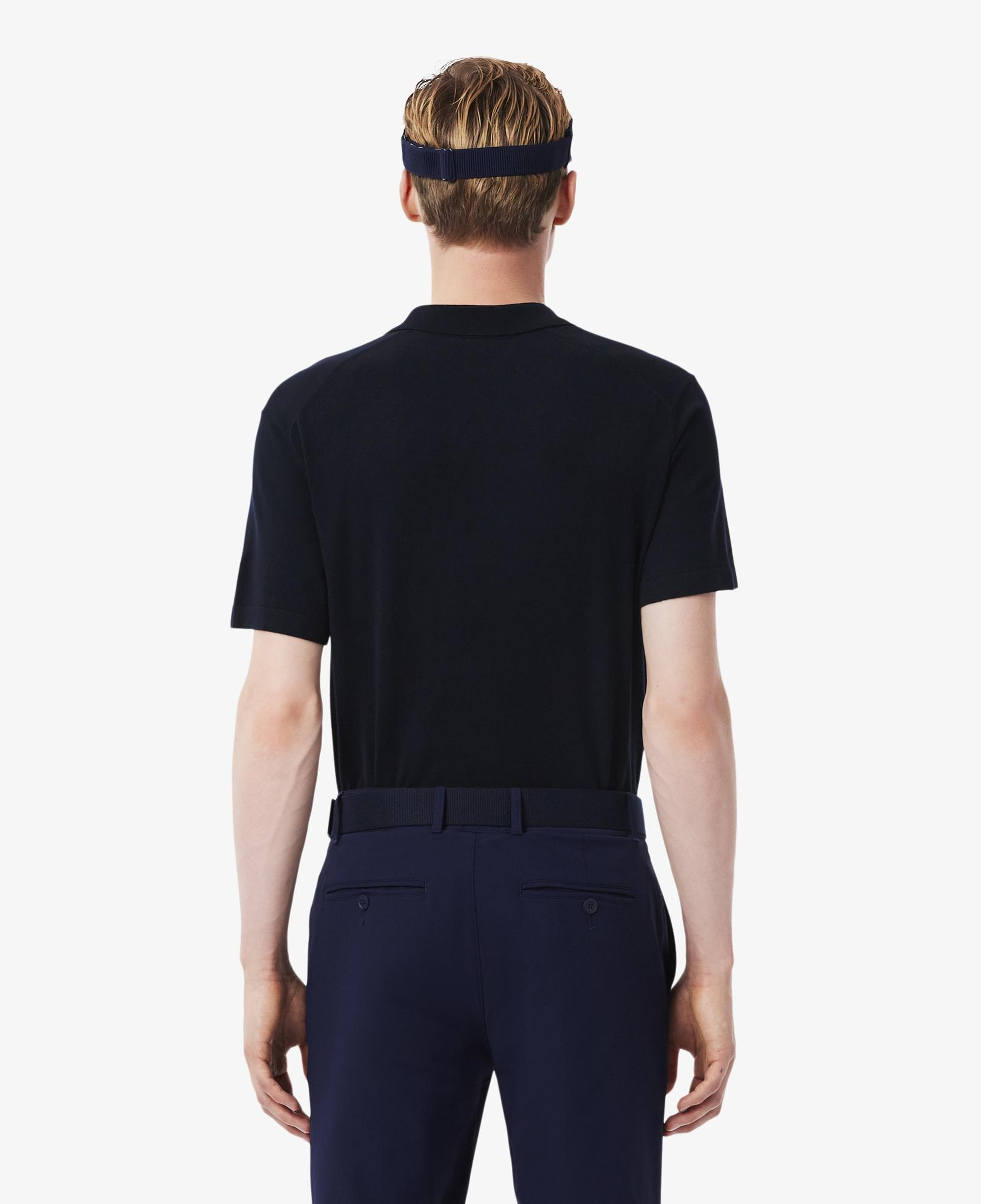 Lacoste Erkek Classic Fit Kısa Kollu Polo Yaka Lacivert Triko