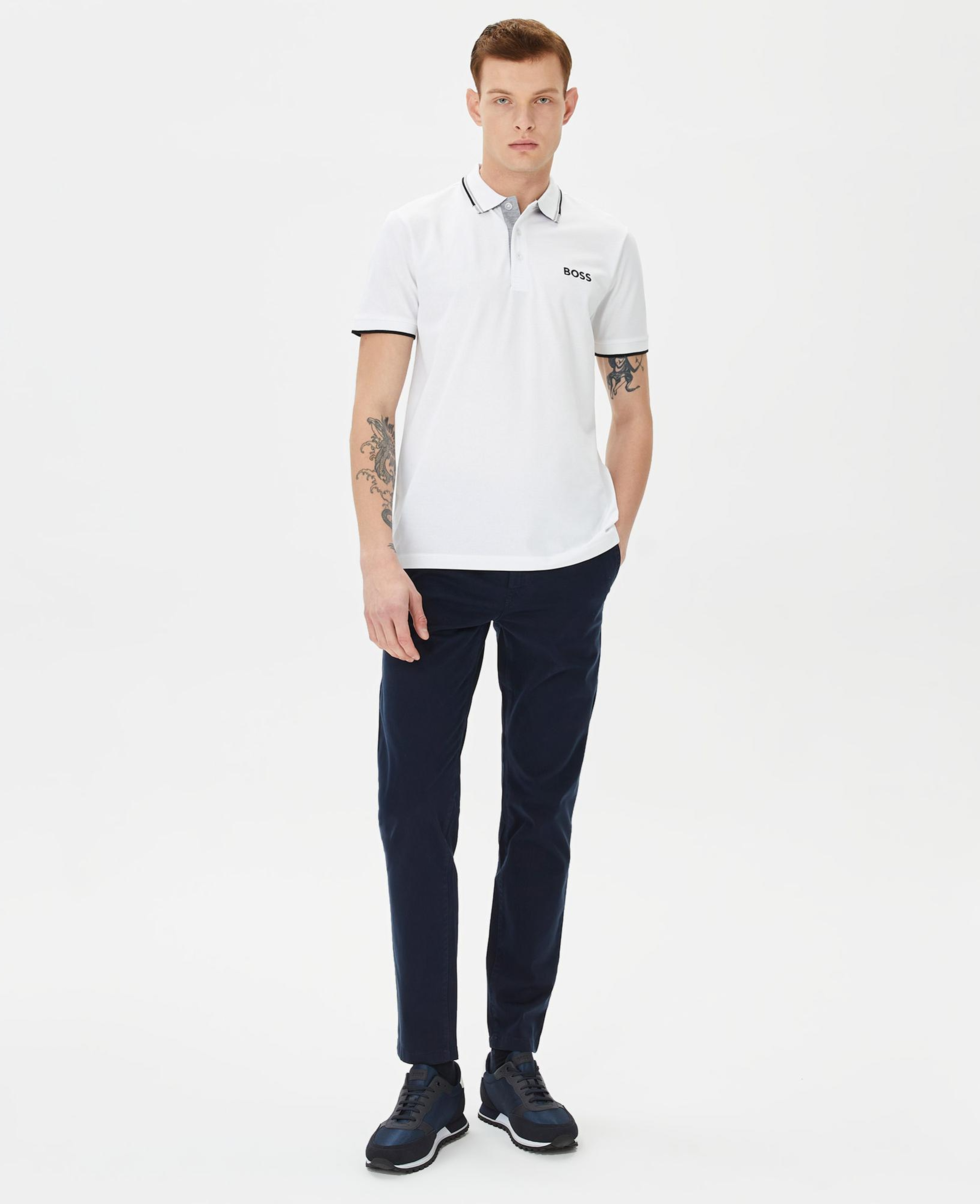 Boss Paddy Pro Erkek Beyaz Polo