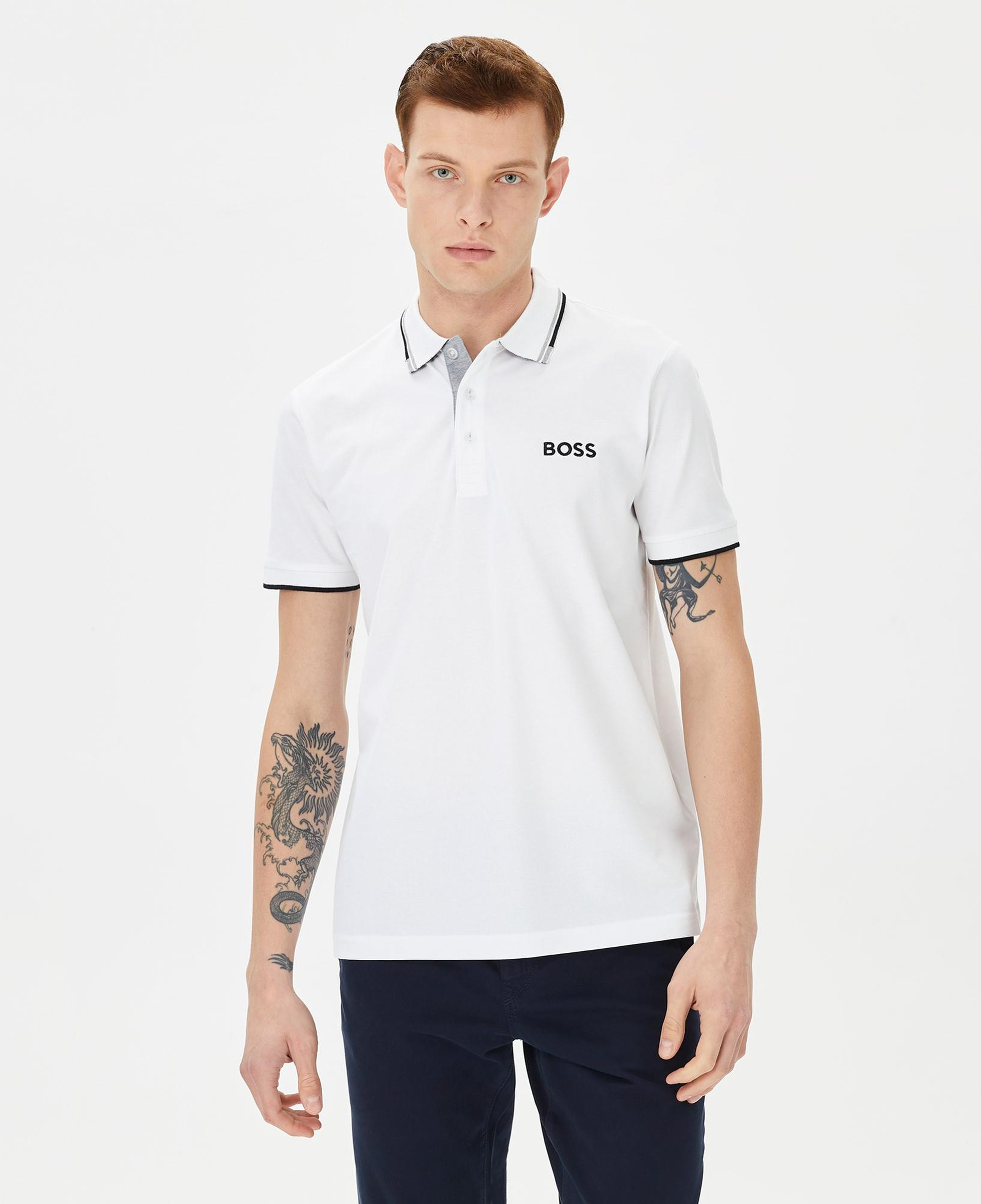 Boss Paddy Pro Erkek Beyaz Polo