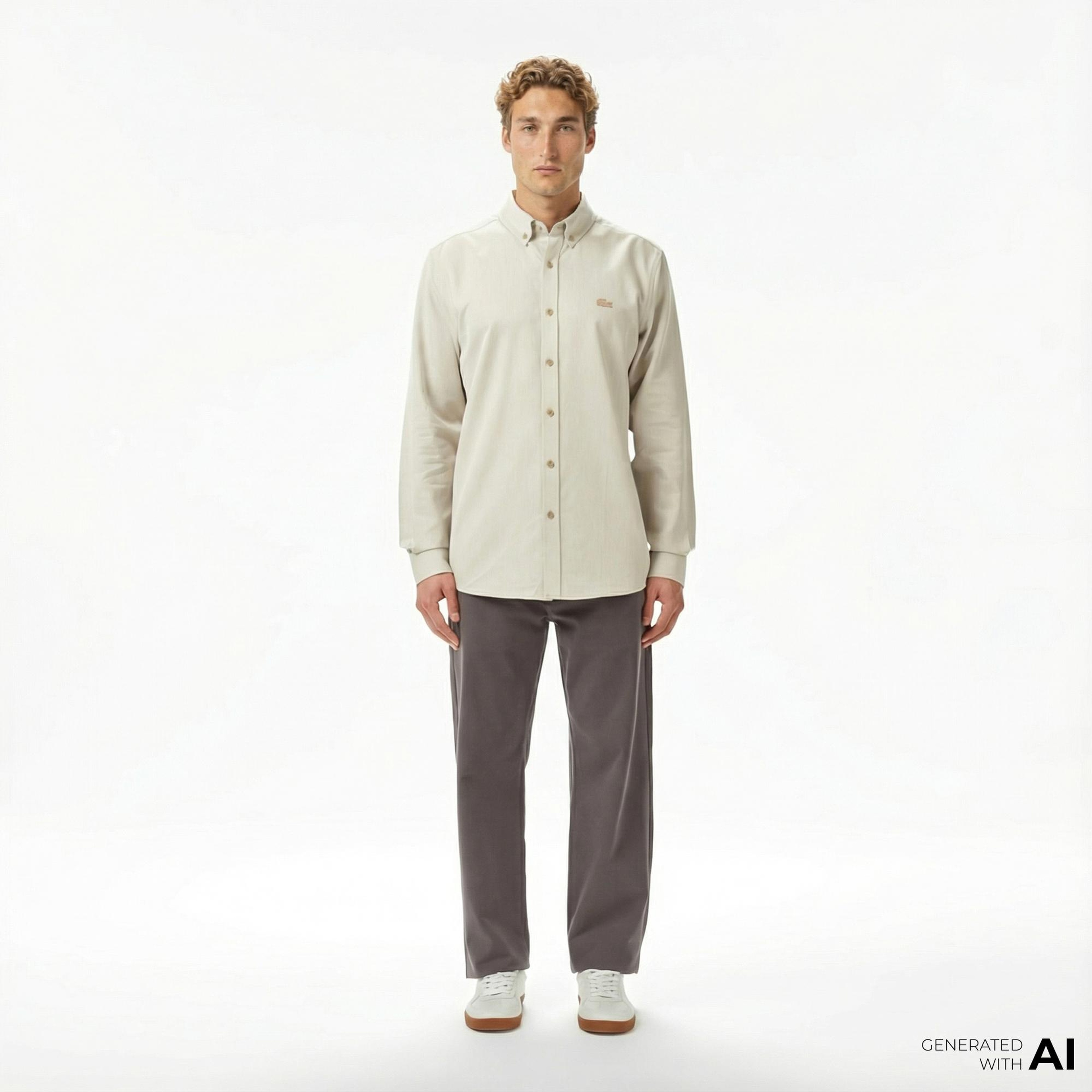 Lacoste Erkek Slim Fit Koyu Gri Pantolon