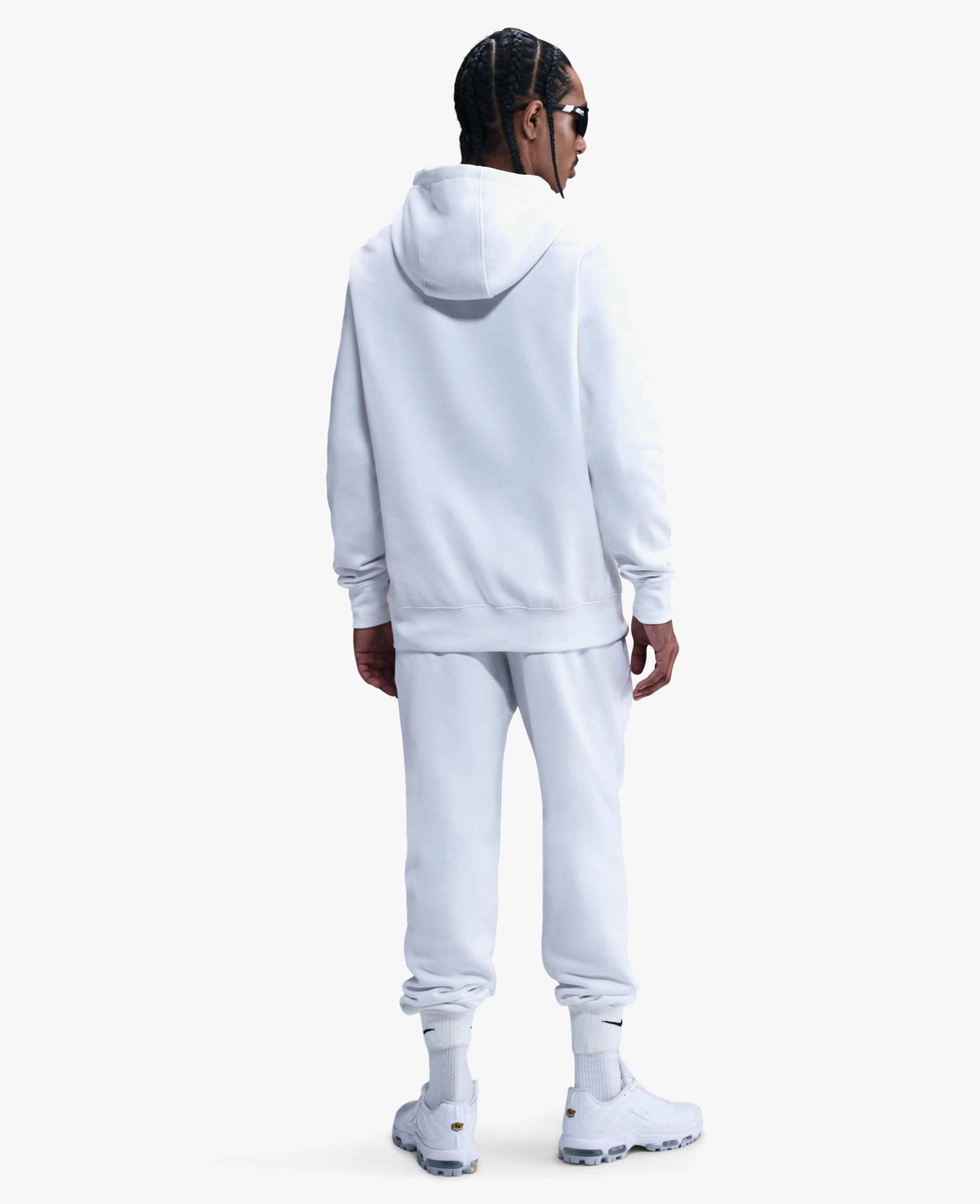 Nike Club Pullover Fleece Erkek Beyaz Hoodie