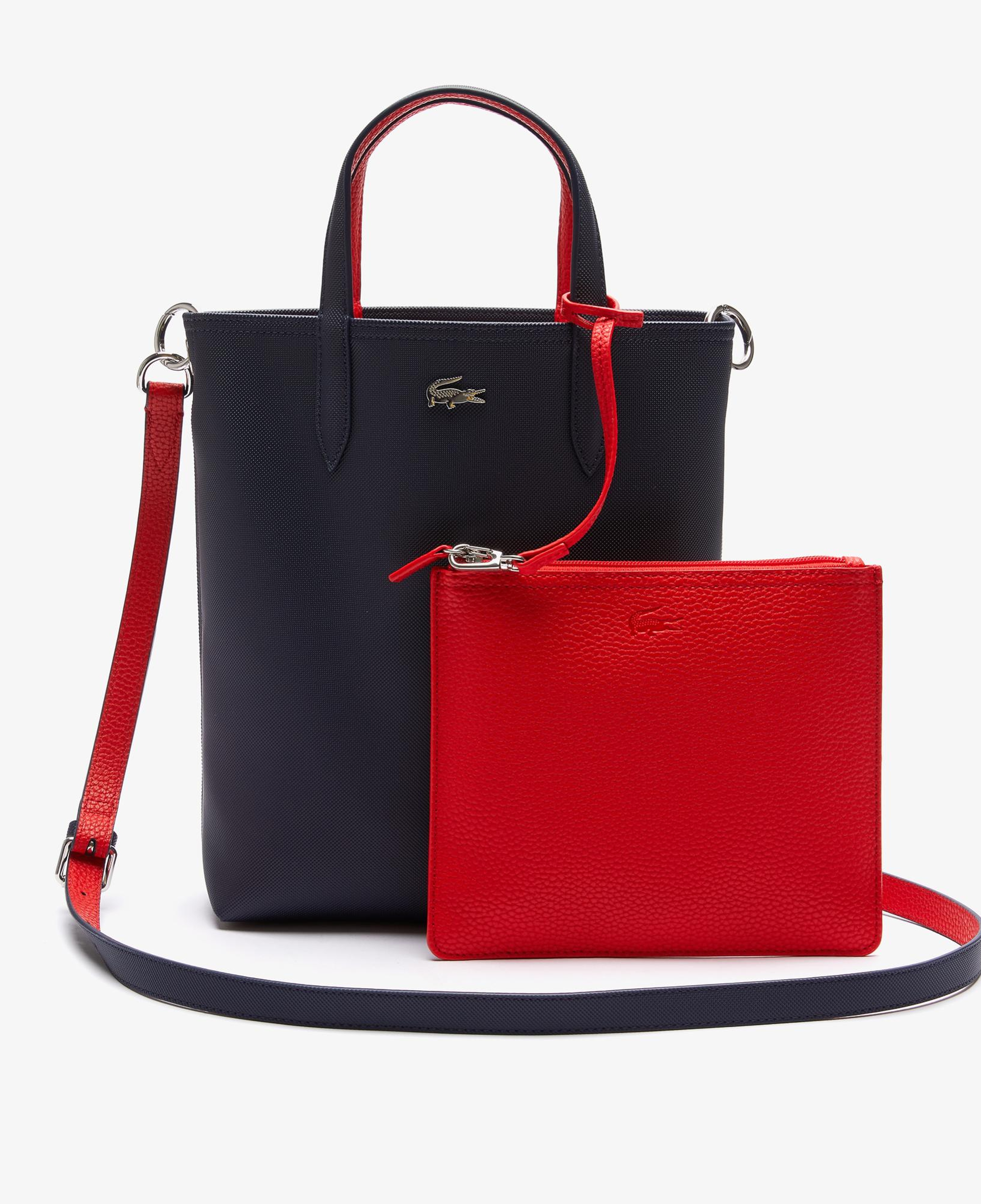 Lacoste Anna Kadın Çift Taraflı Lacivert Omuz Çantası