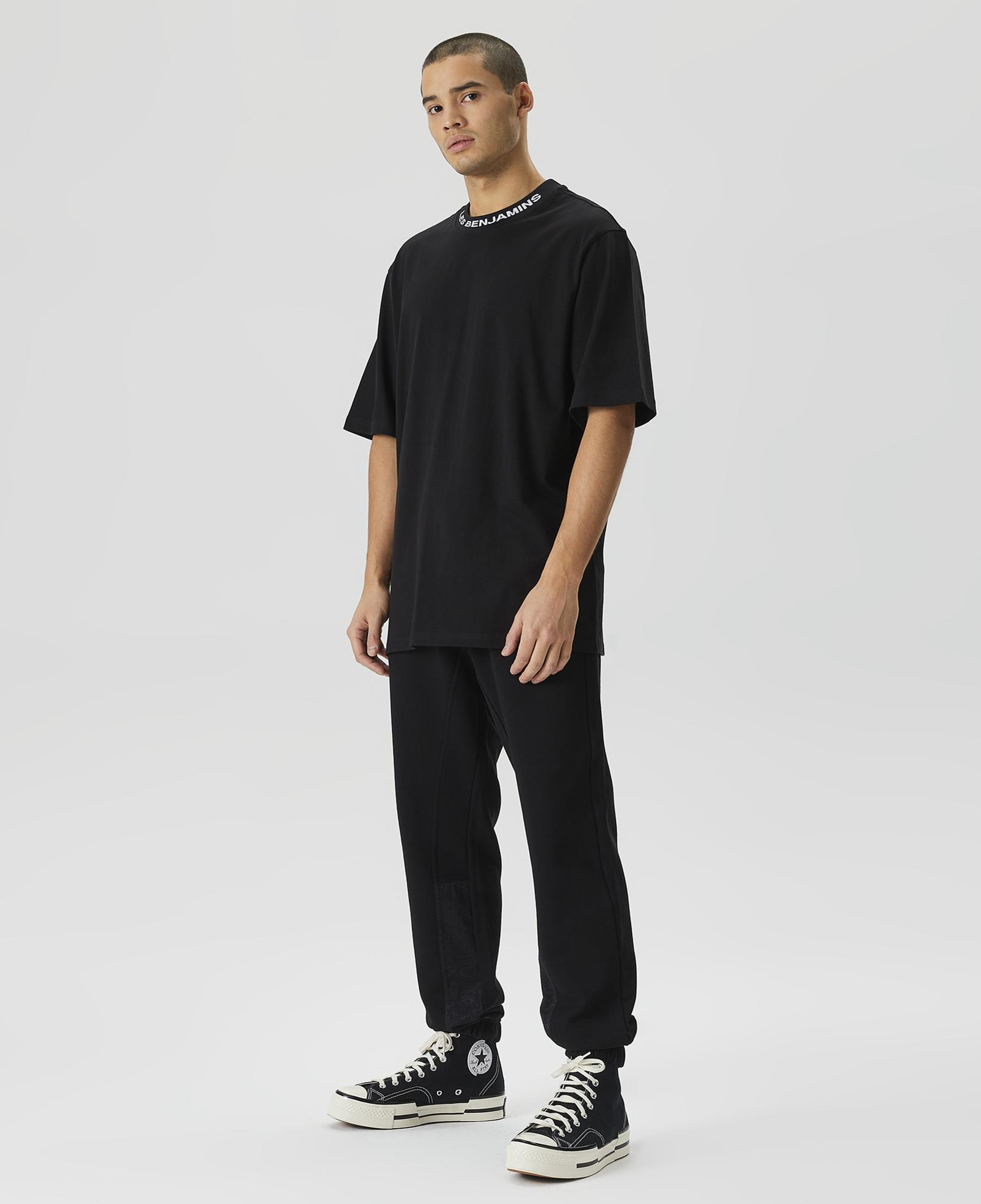 Les Benjamins 401 Erkek Siyah Eşofman Altı