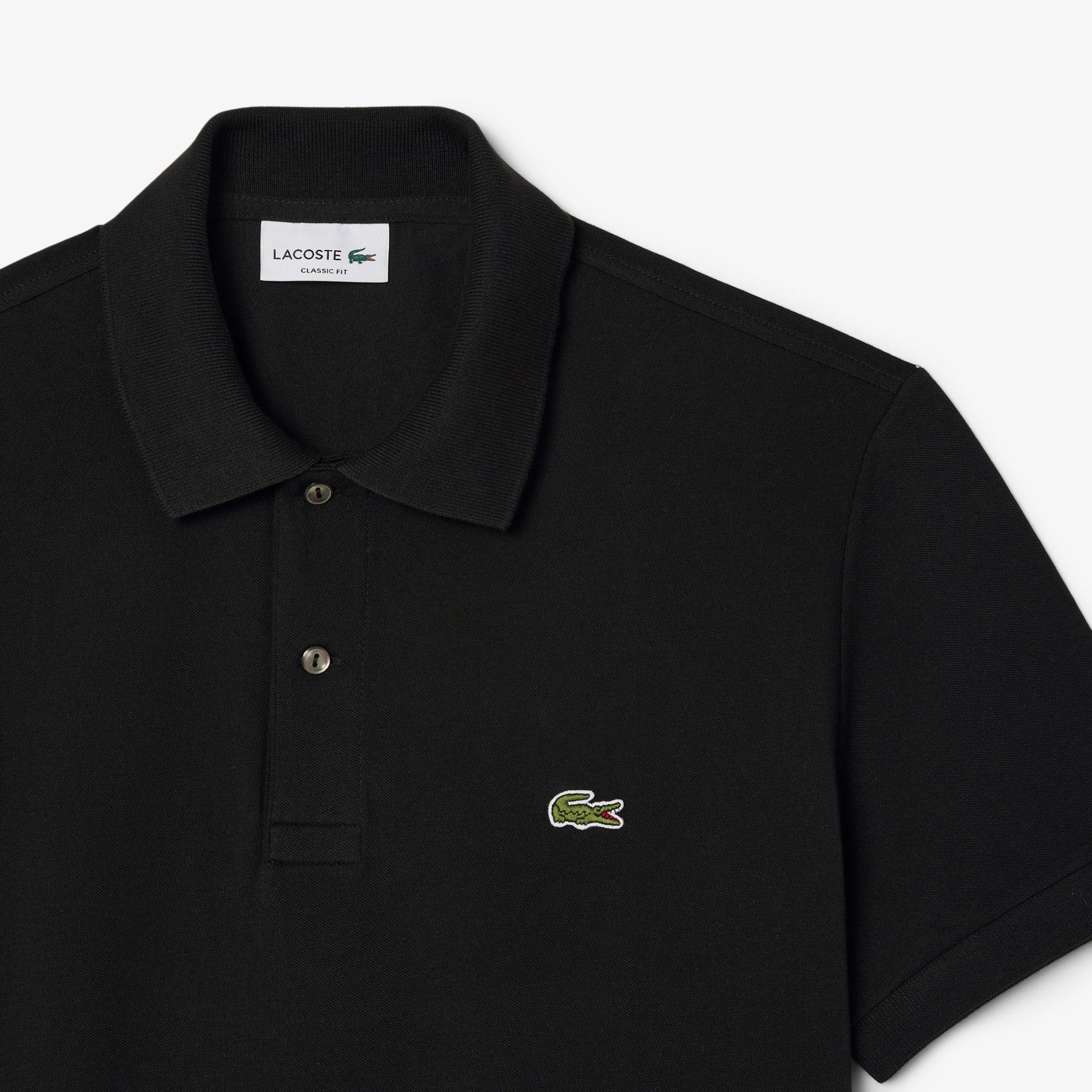 Lacoste L.12.12 Light Erkek Classic Fit Siyah Polo