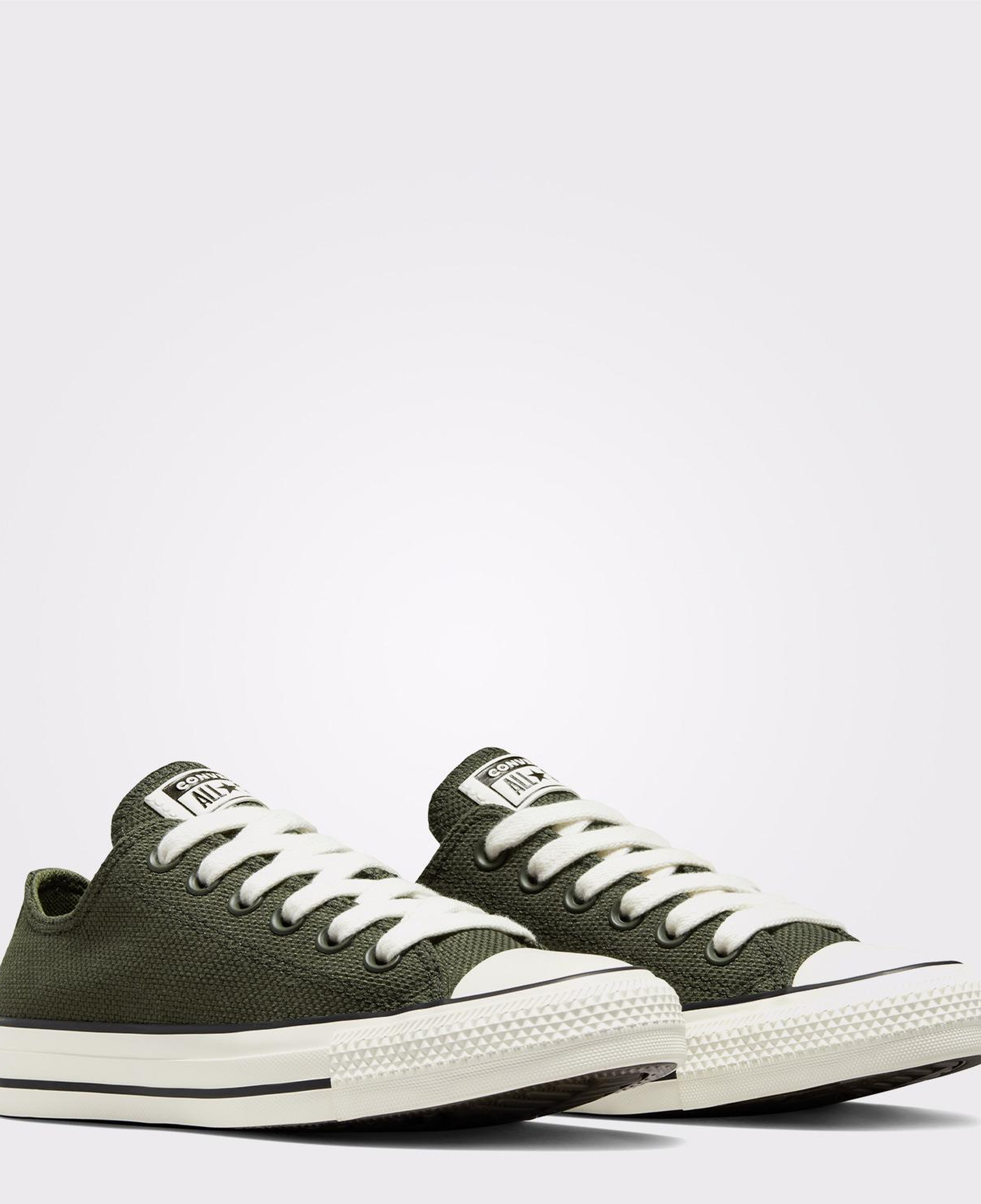Converse Chuck Taylor All Star Canvas & Leather Kadın Haki Sneaker