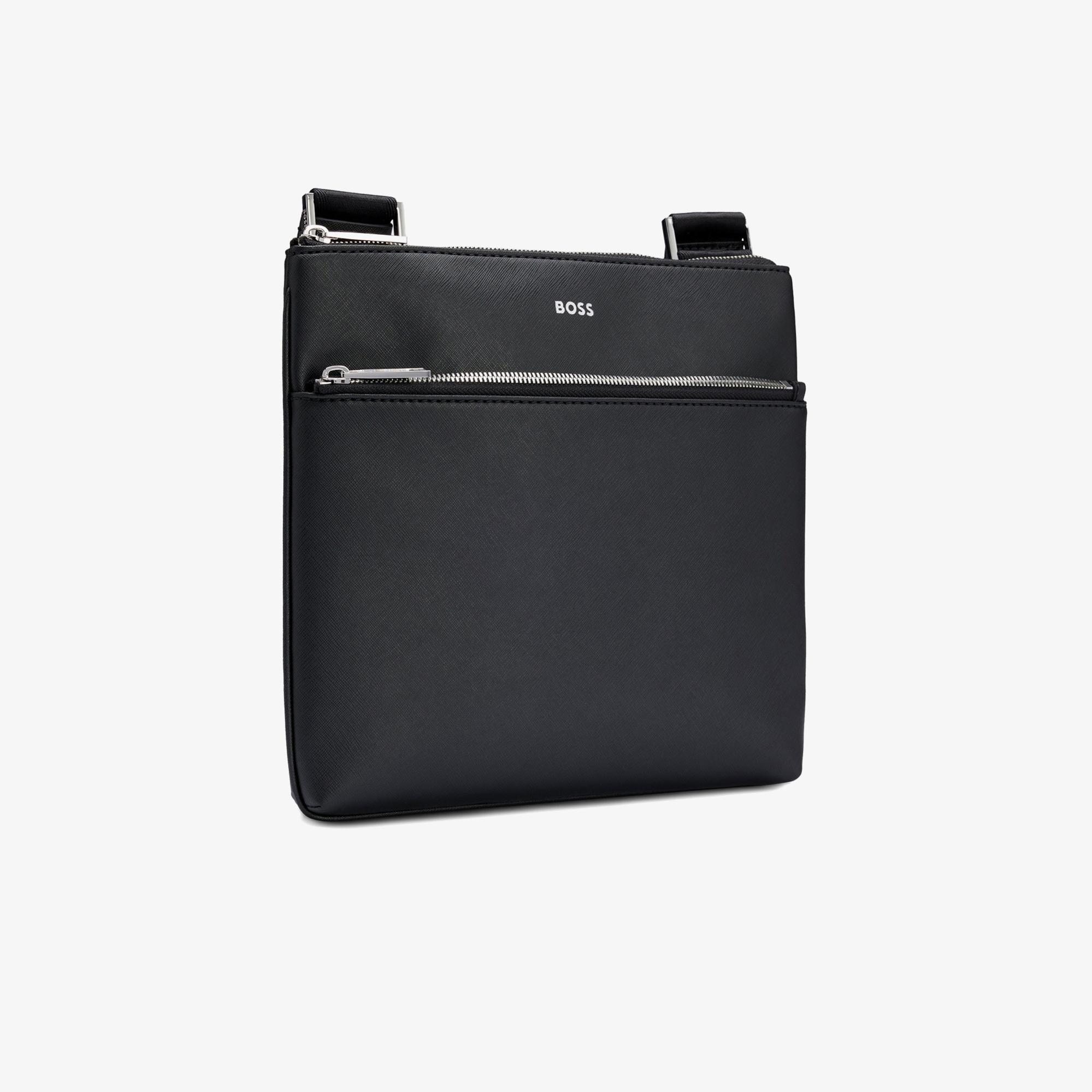 Boss Zair Large Erkek Siyah Omuz Çantası