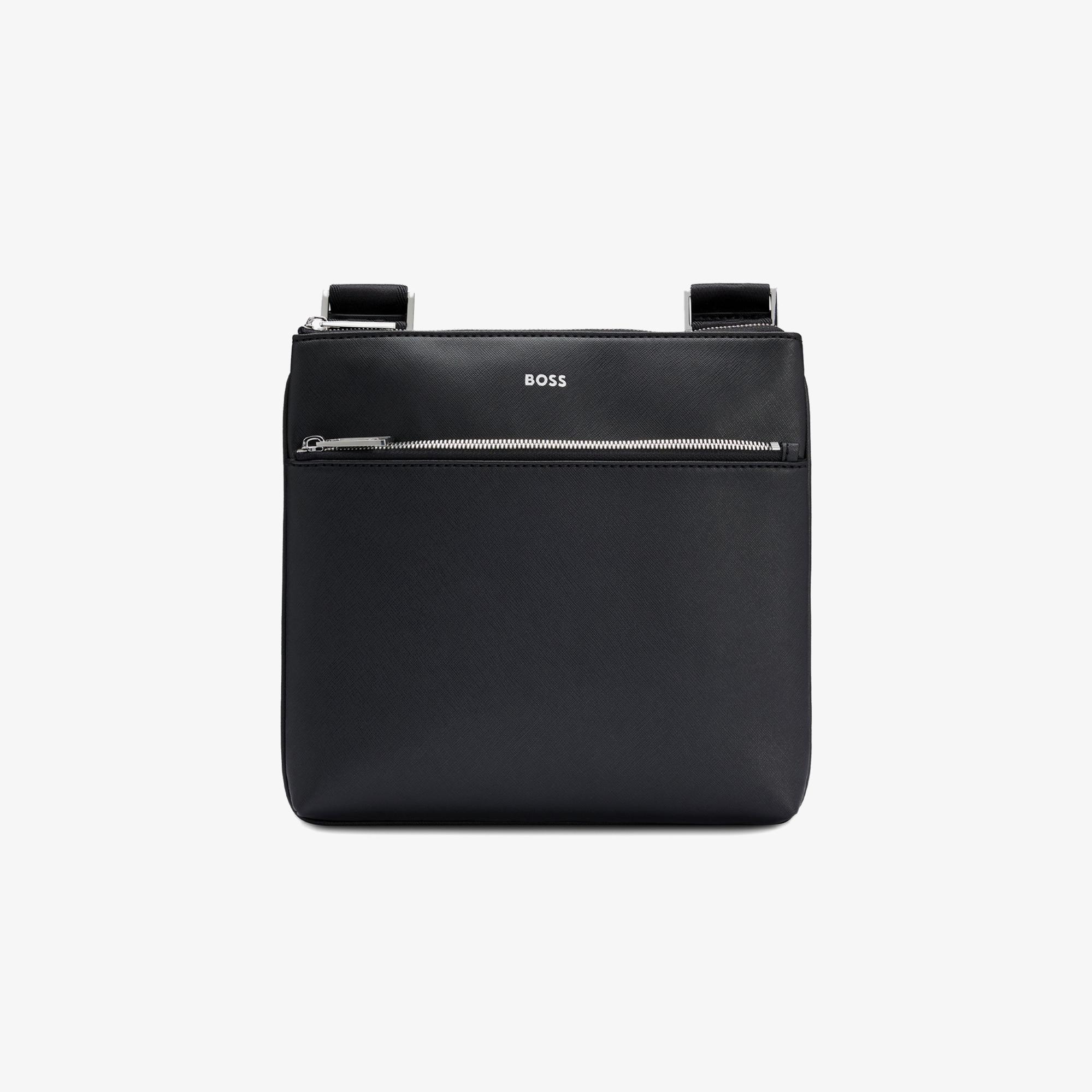 Boss Zair Large Erkek Siyah Omuz Çantası