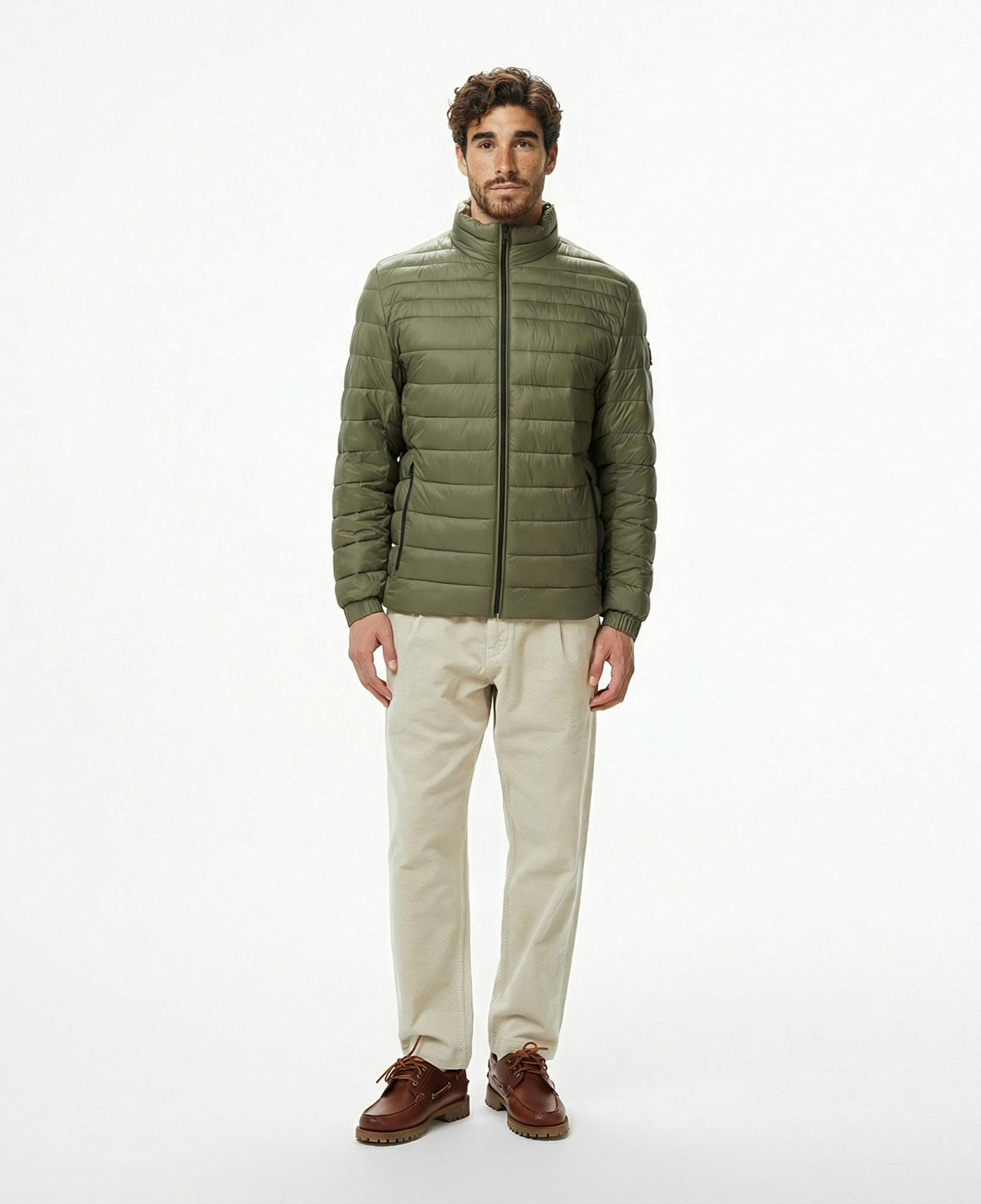 Boss Oden Erkek Yeşil Mont