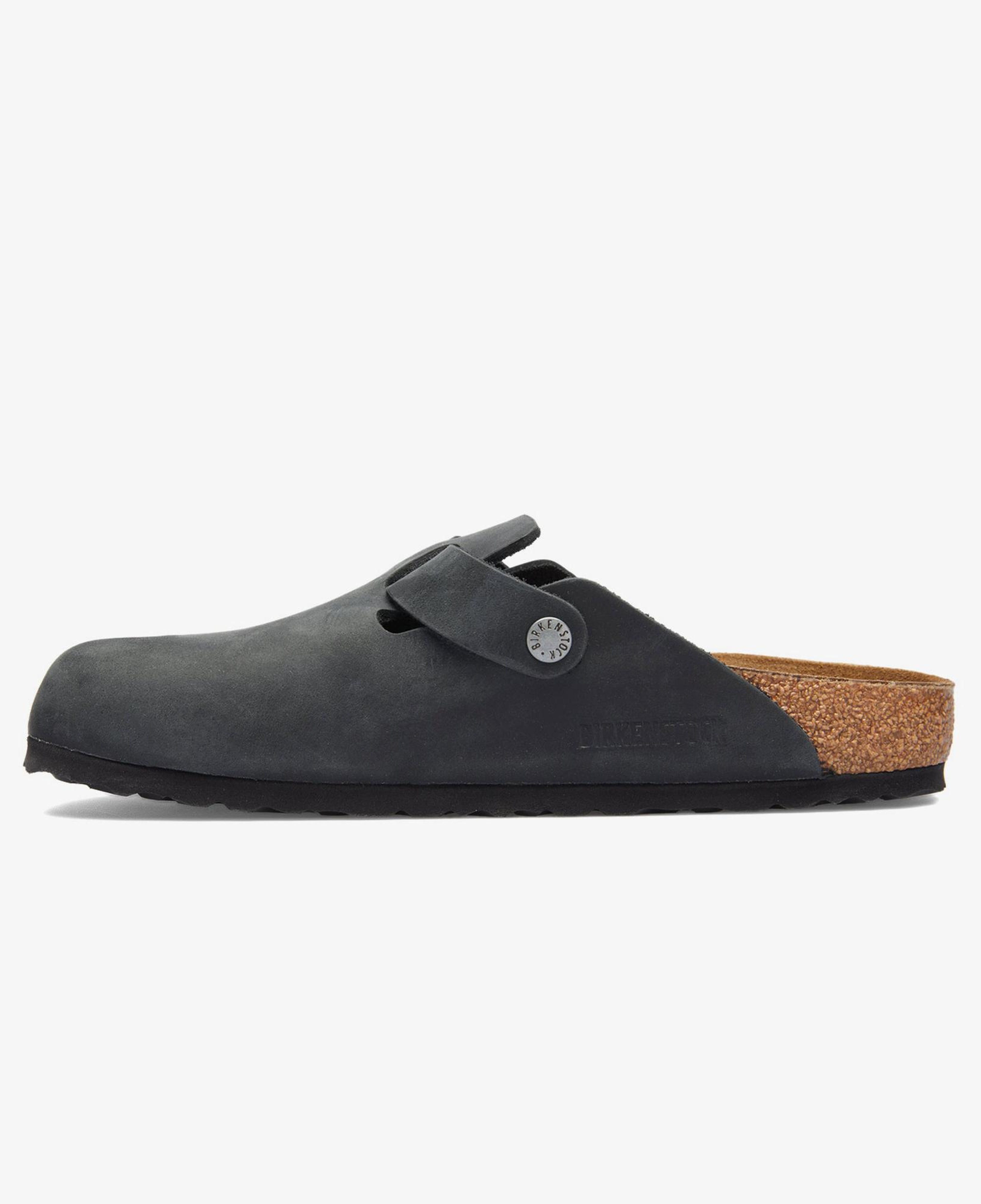 Birkenstock Boston Leoi Unisex Siyah Terlik