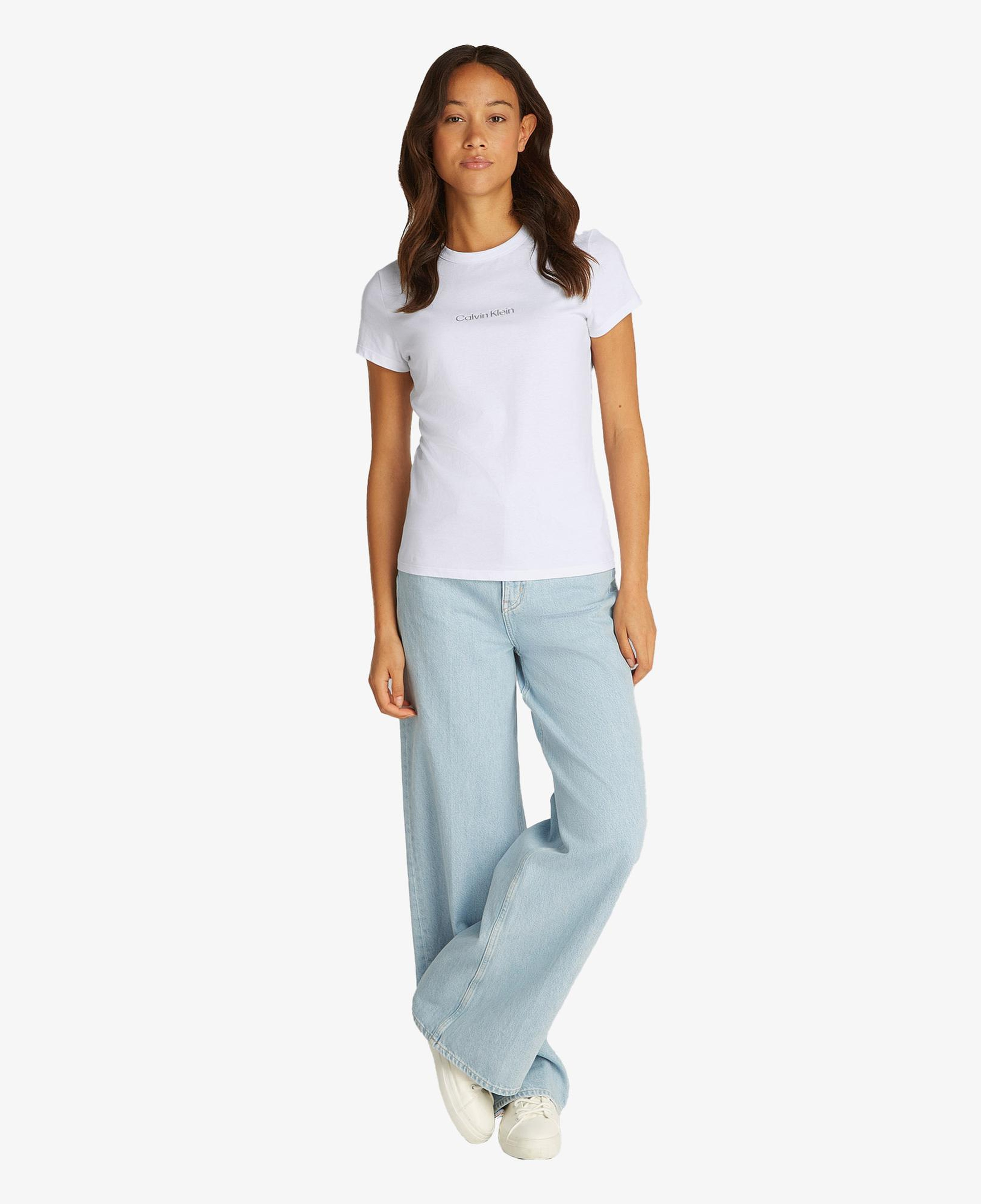 Calvin Klein Kadın Beyaz T-Shirt