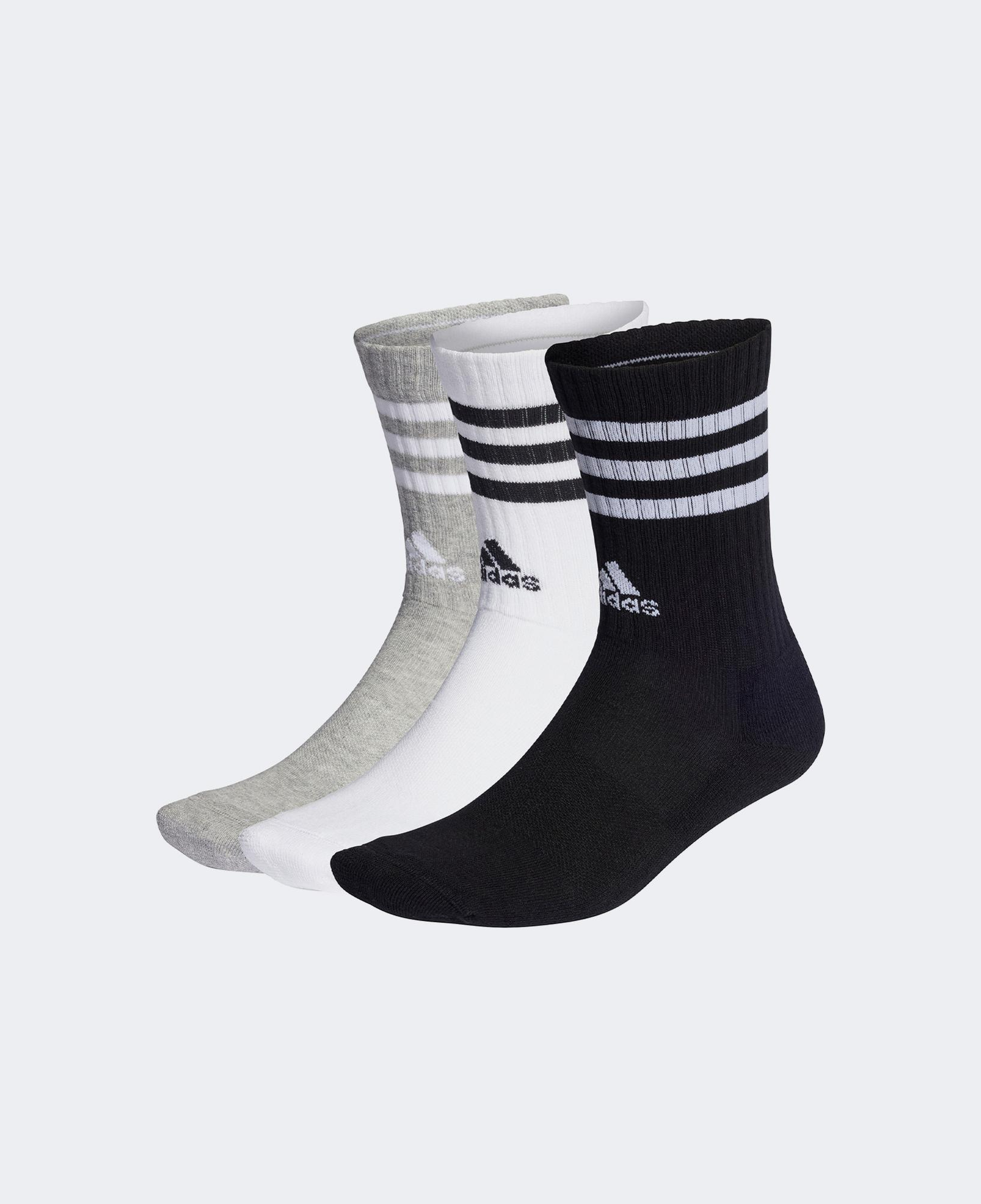 adidas 3' lü-Stripes Bilekli Unisex Renkli Çorap