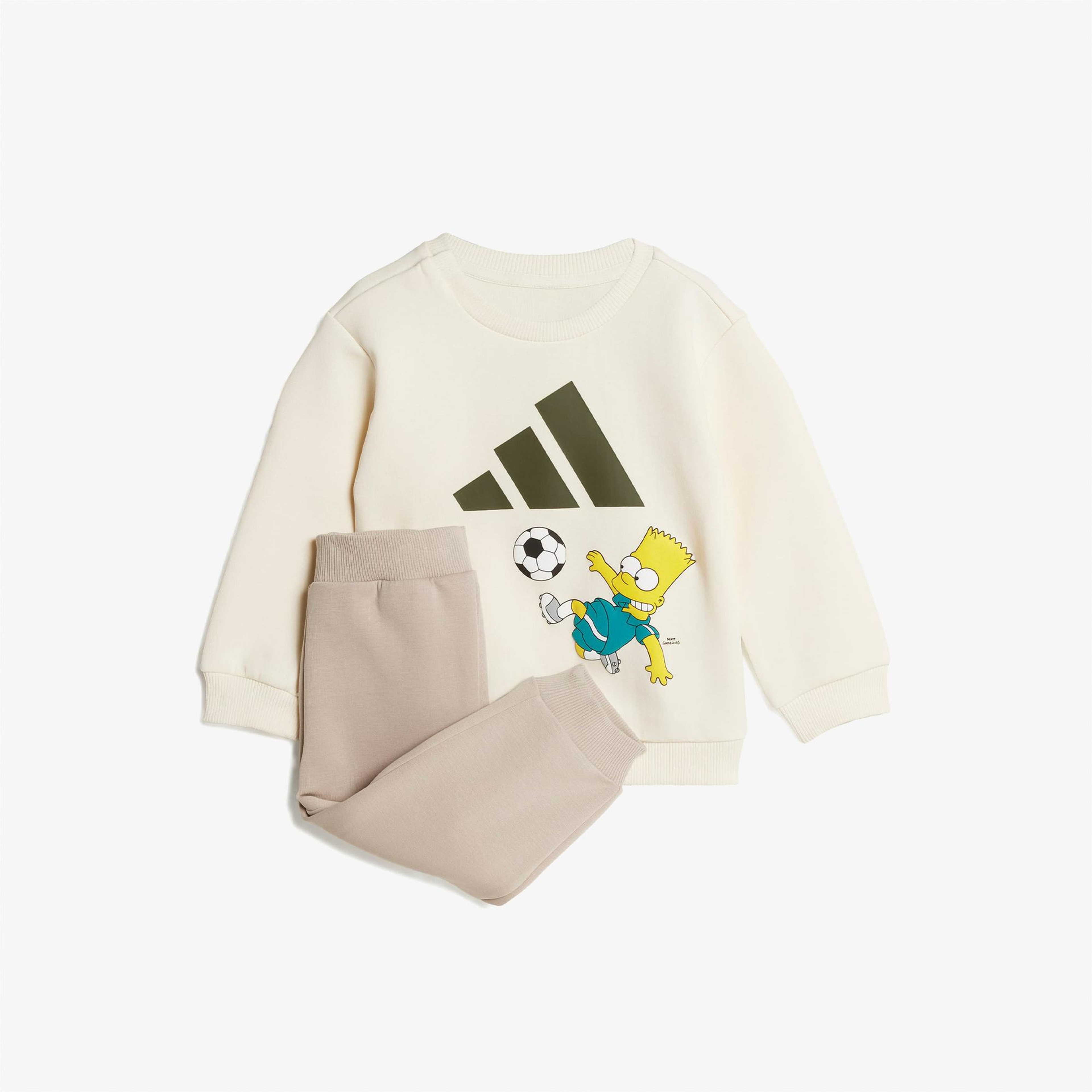 adidas Infant The Simpsons Çocuk Krem Eşofman Takımı