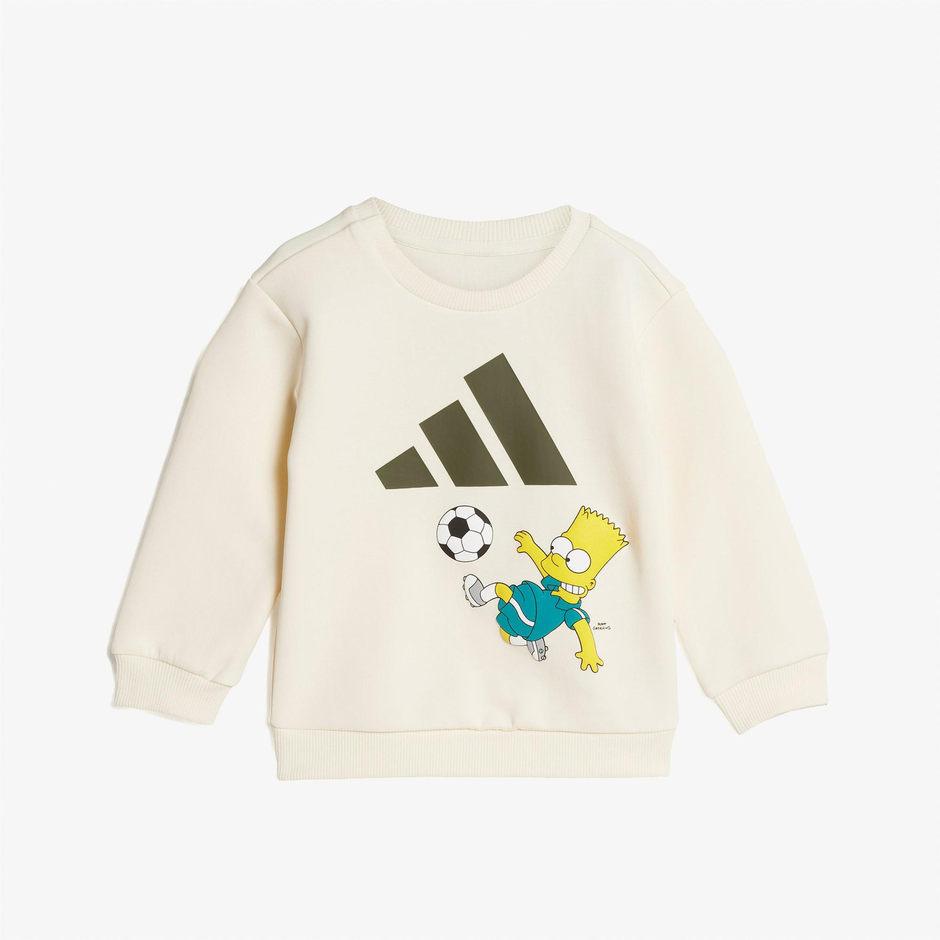 adidas Infant The Simpsons Çocuk Krem Eşofman Takımı