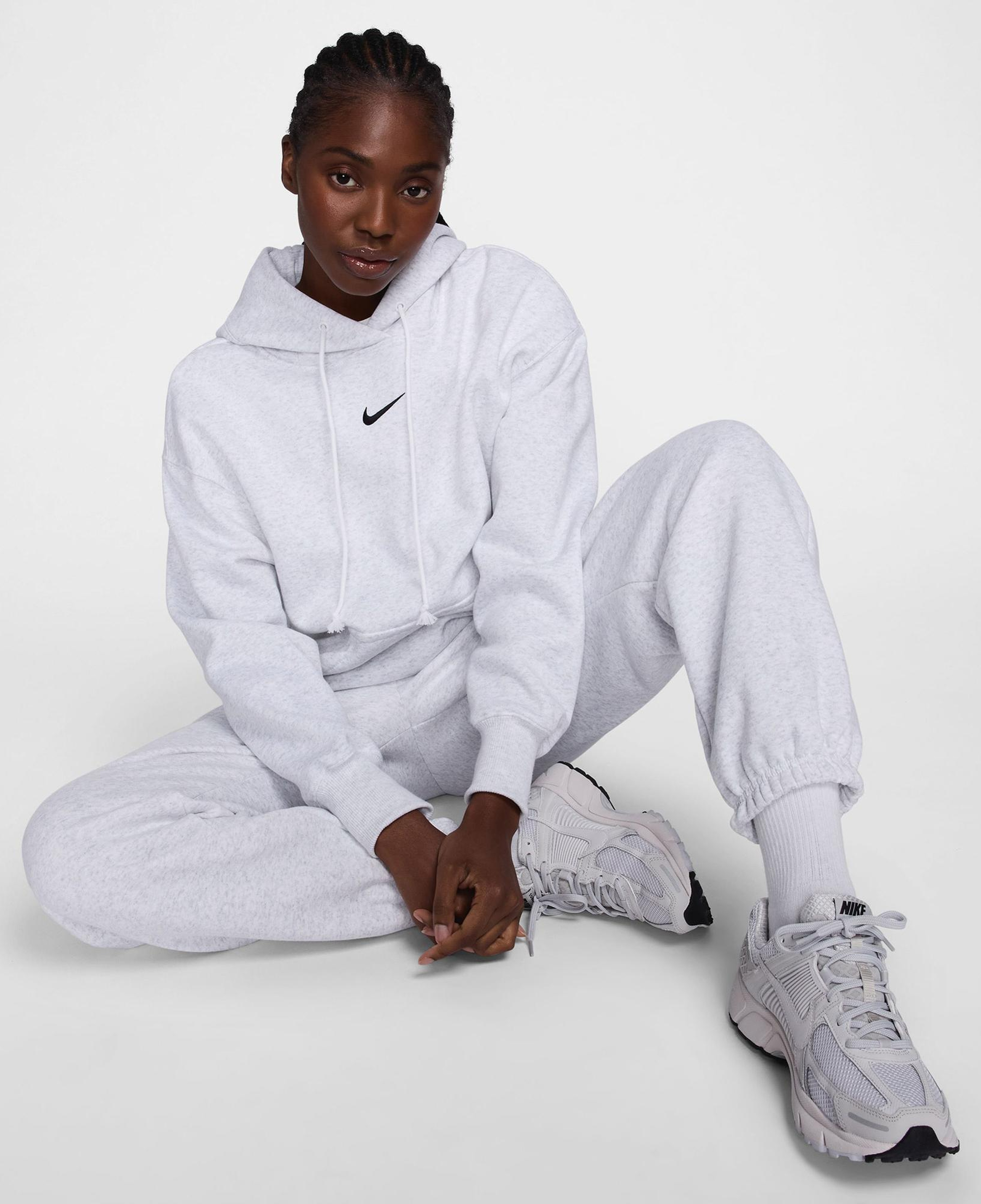 Nike Sportswear Phoenix Fleece Kadın Beyaz Eşofman Altı