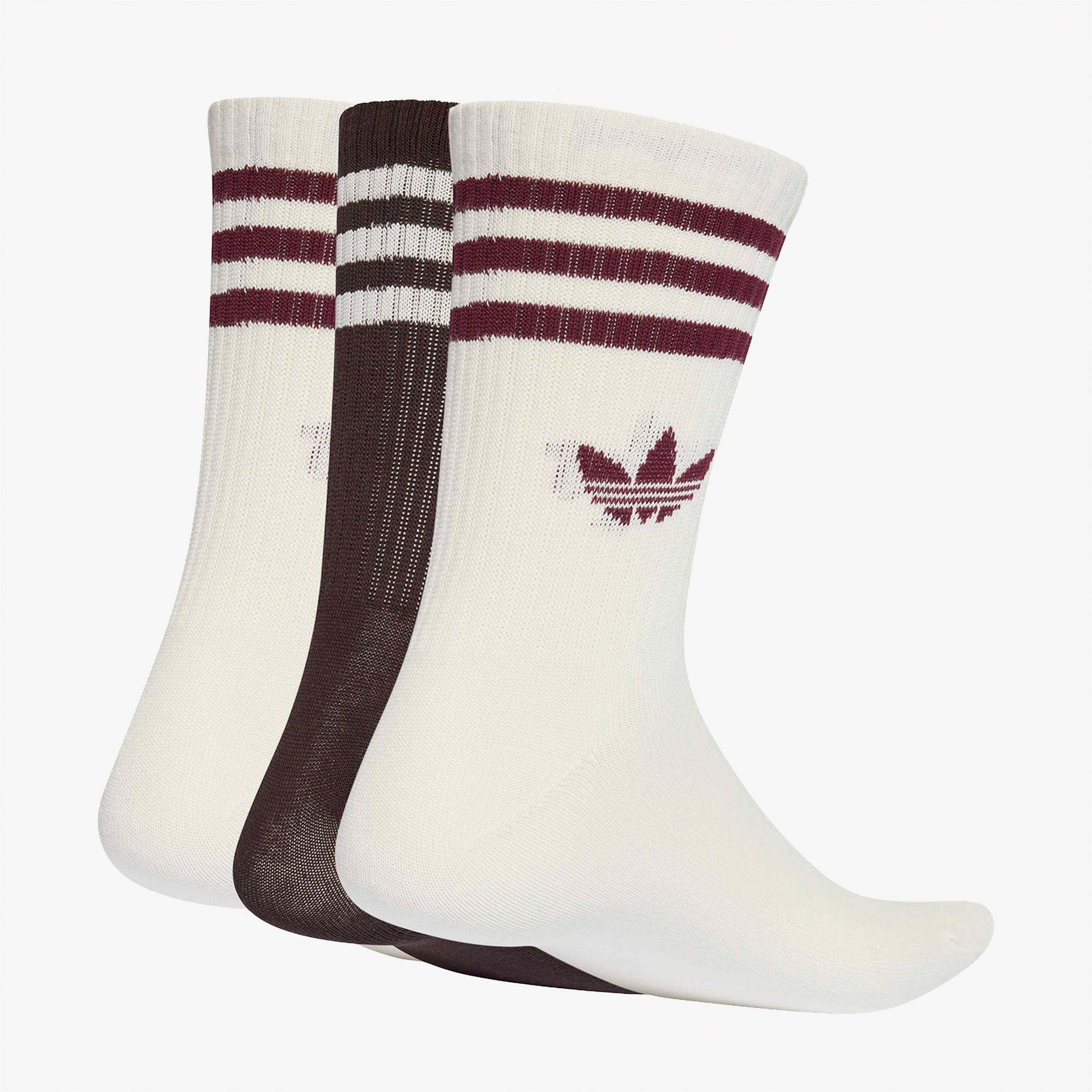 adidas 3-Stripes 3' lü Unisex Renkli Çorap