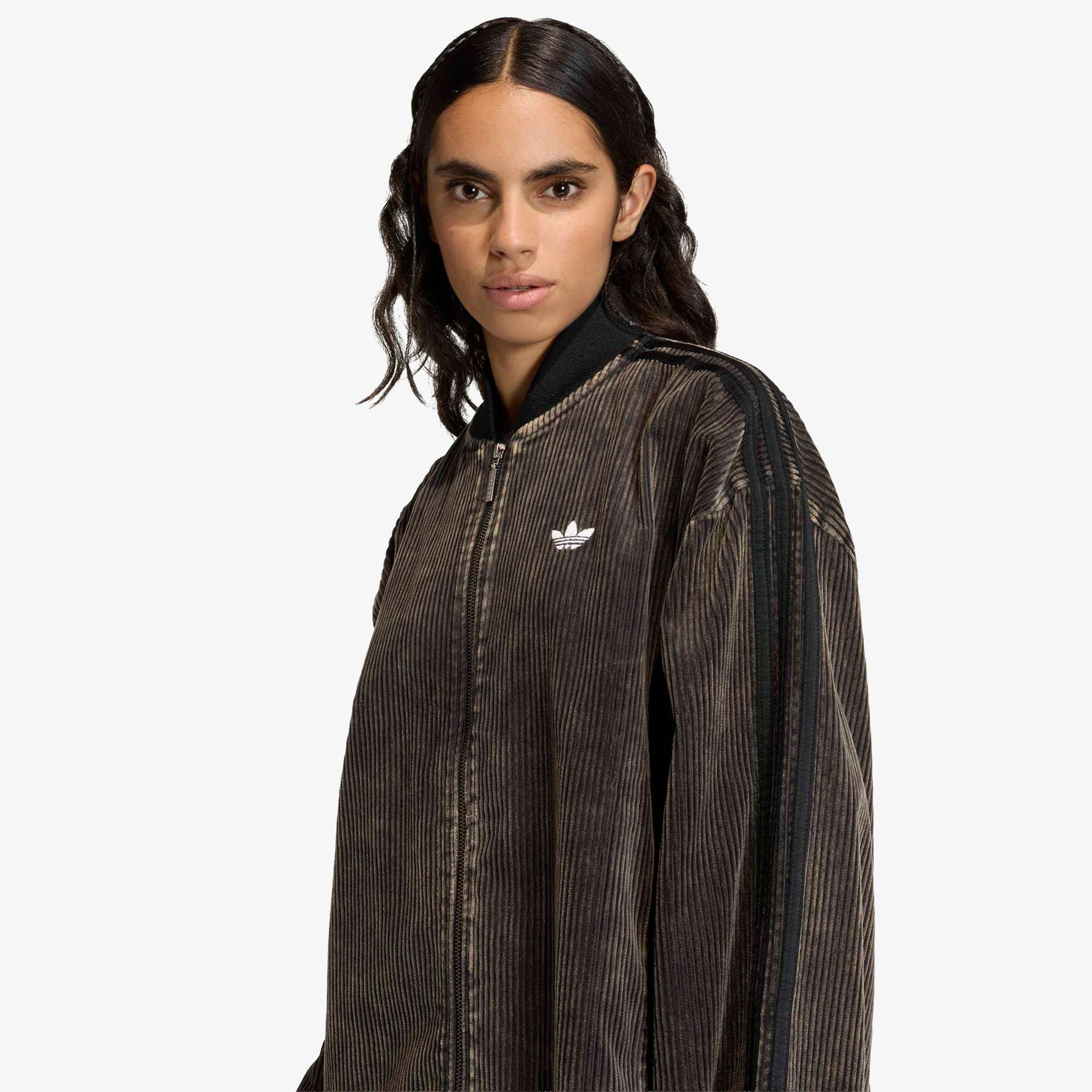adidas Corduroy Kadın Kahverengi Ceket