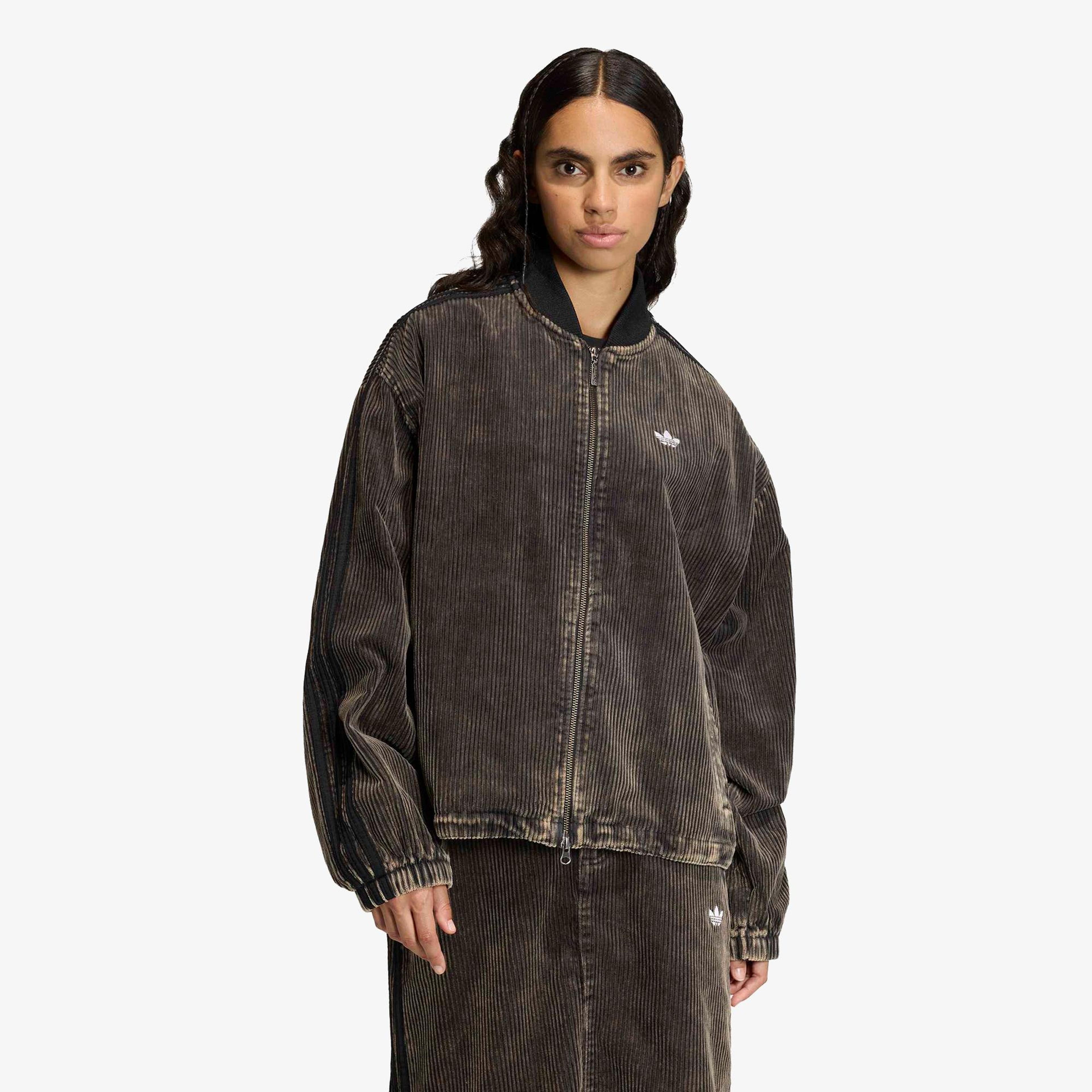 adidas Corduroy Kadın Kahverengi Ceket