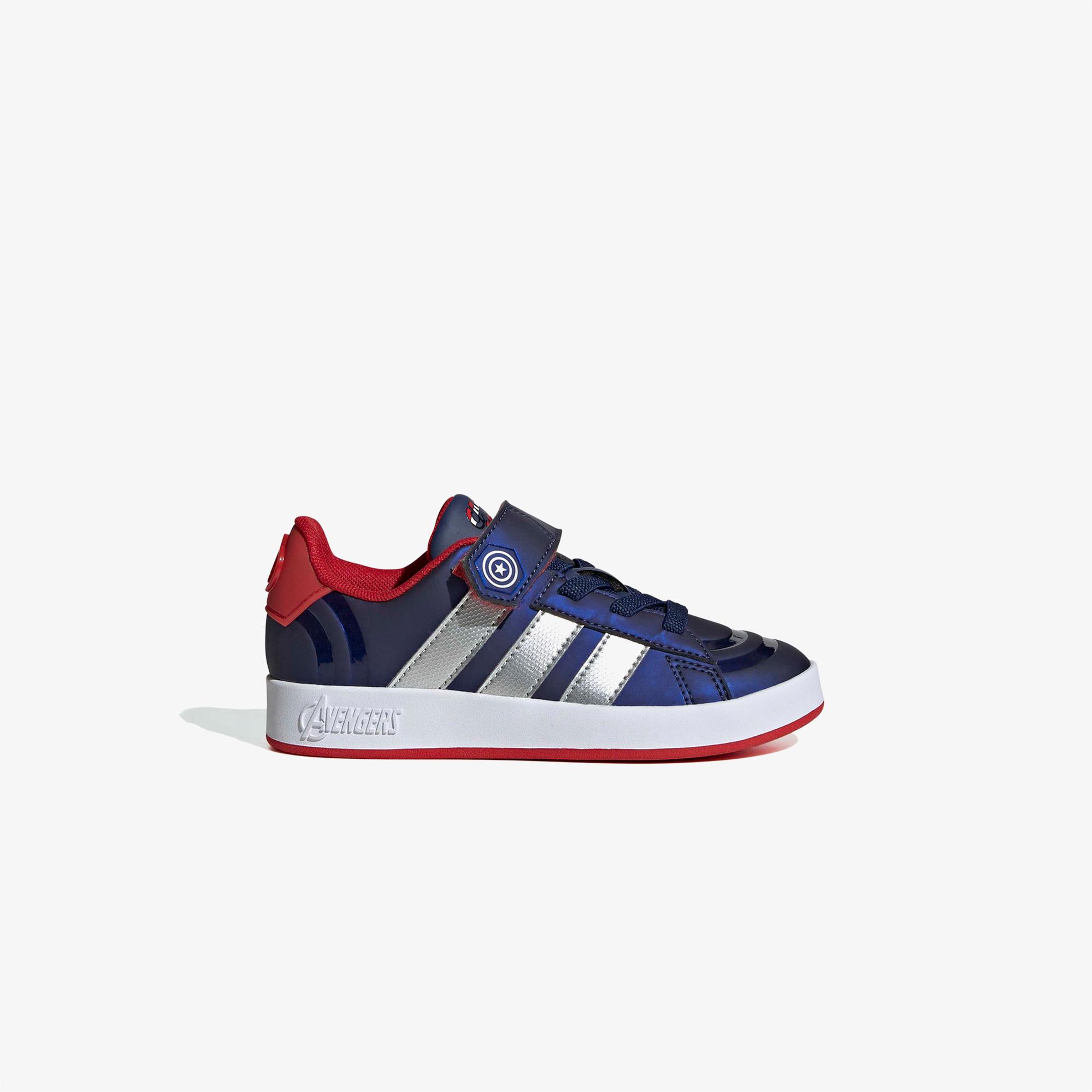 adidas Grand Court Captain America Çocuk Lacivert Sneaker