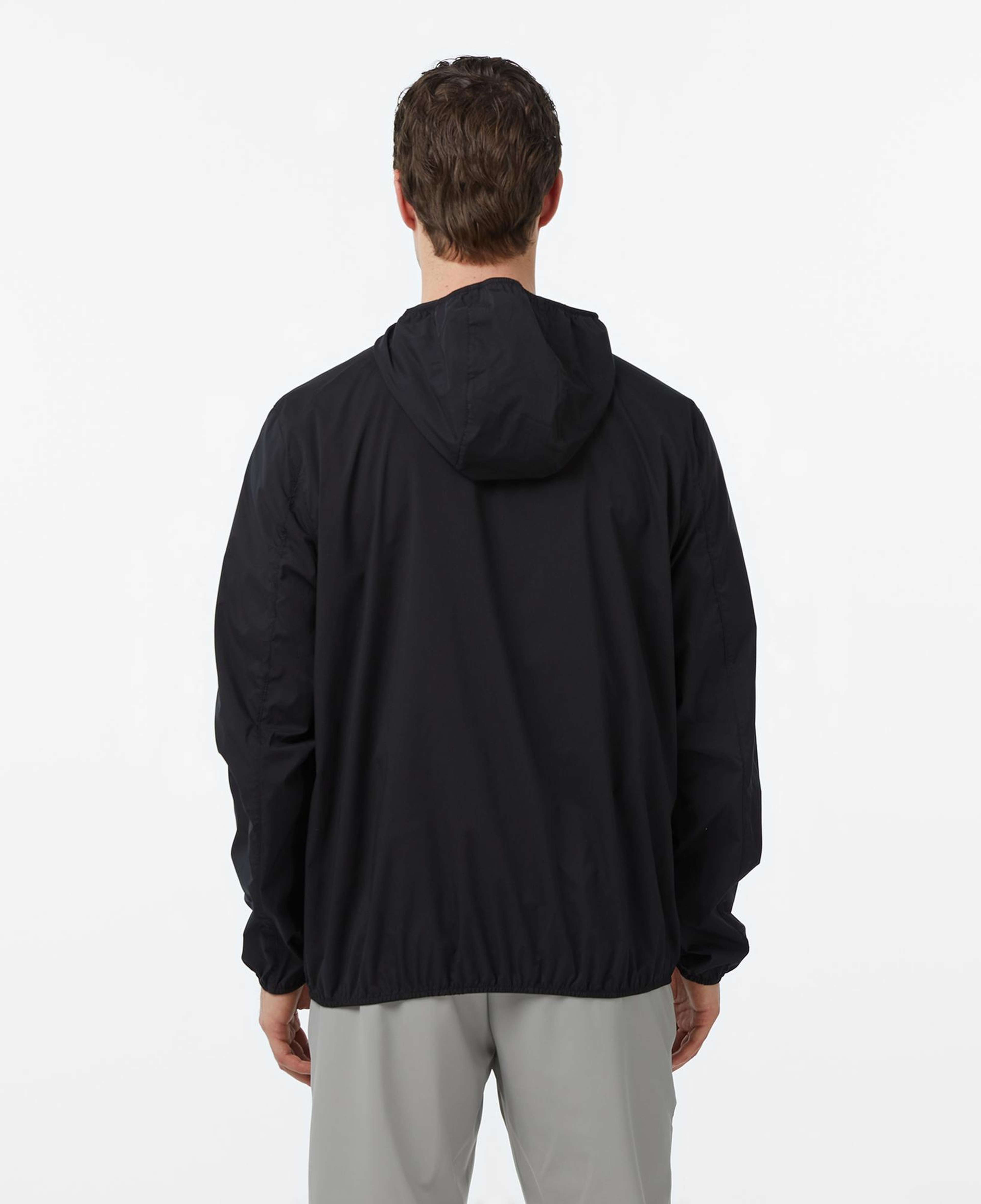 Nautica Erkek Siyah Regular Fit Kapüşonlu Su İtici Mont