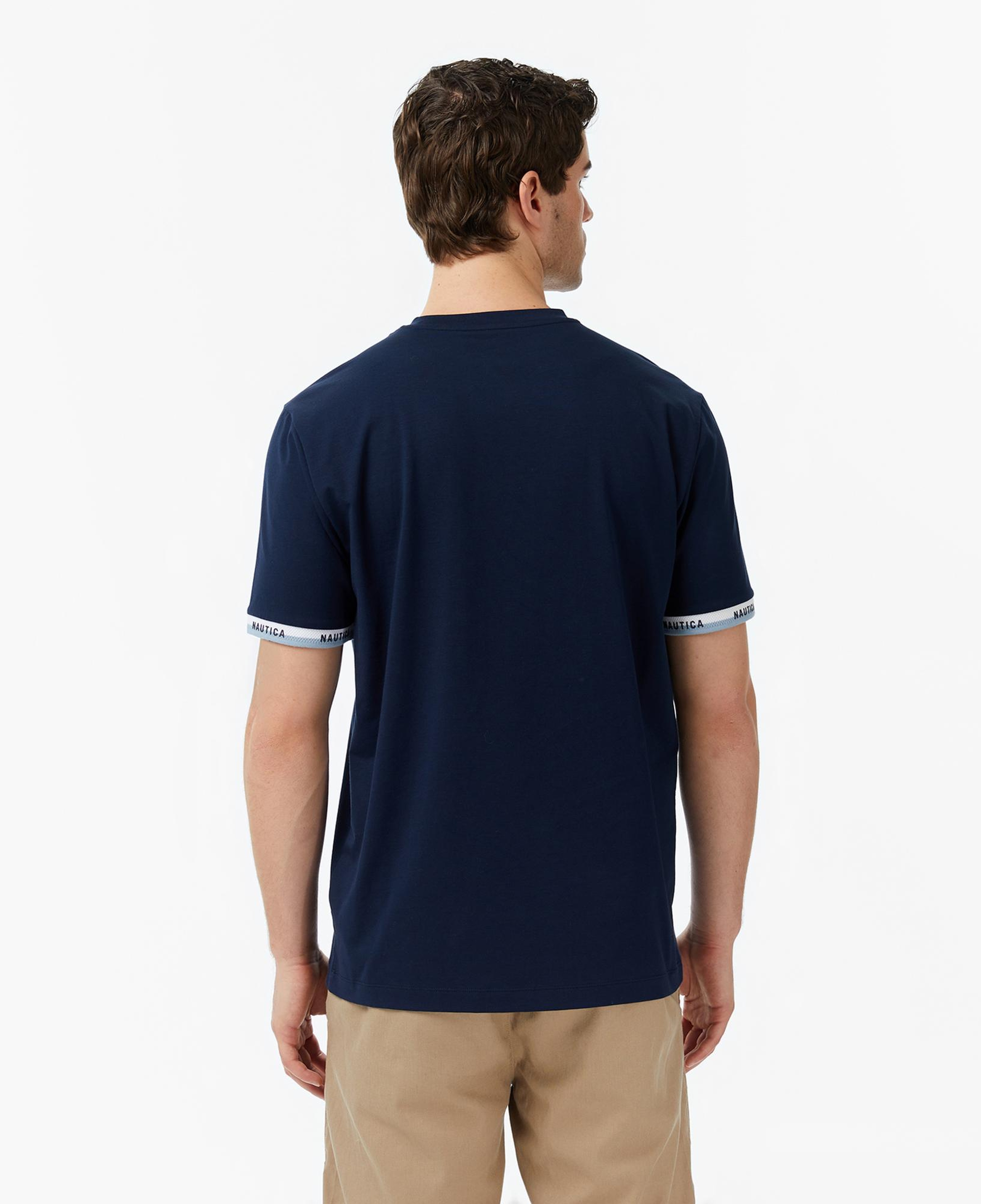 Nautica Erkek Lacivert Regular Fit T-Shirt