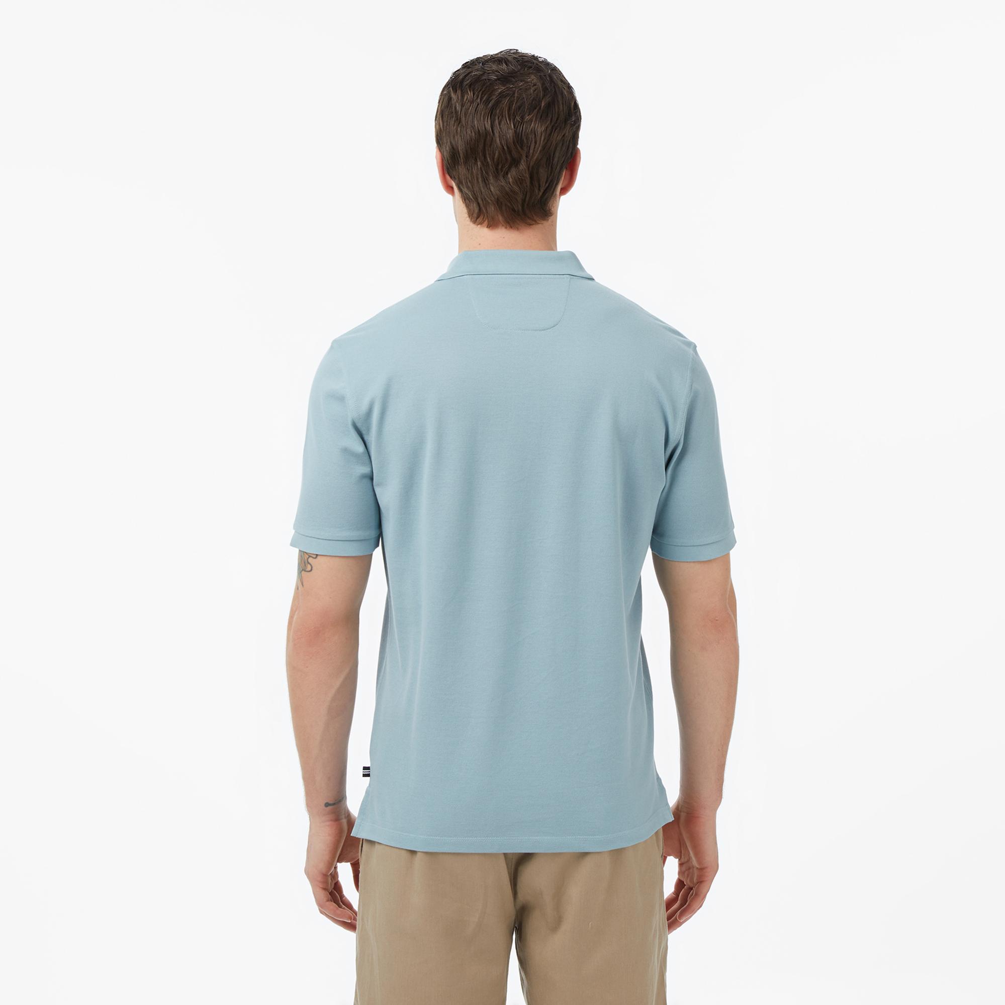 Nautica Erkek Yeşil Regular Fit Polo Yaka T-Shirt