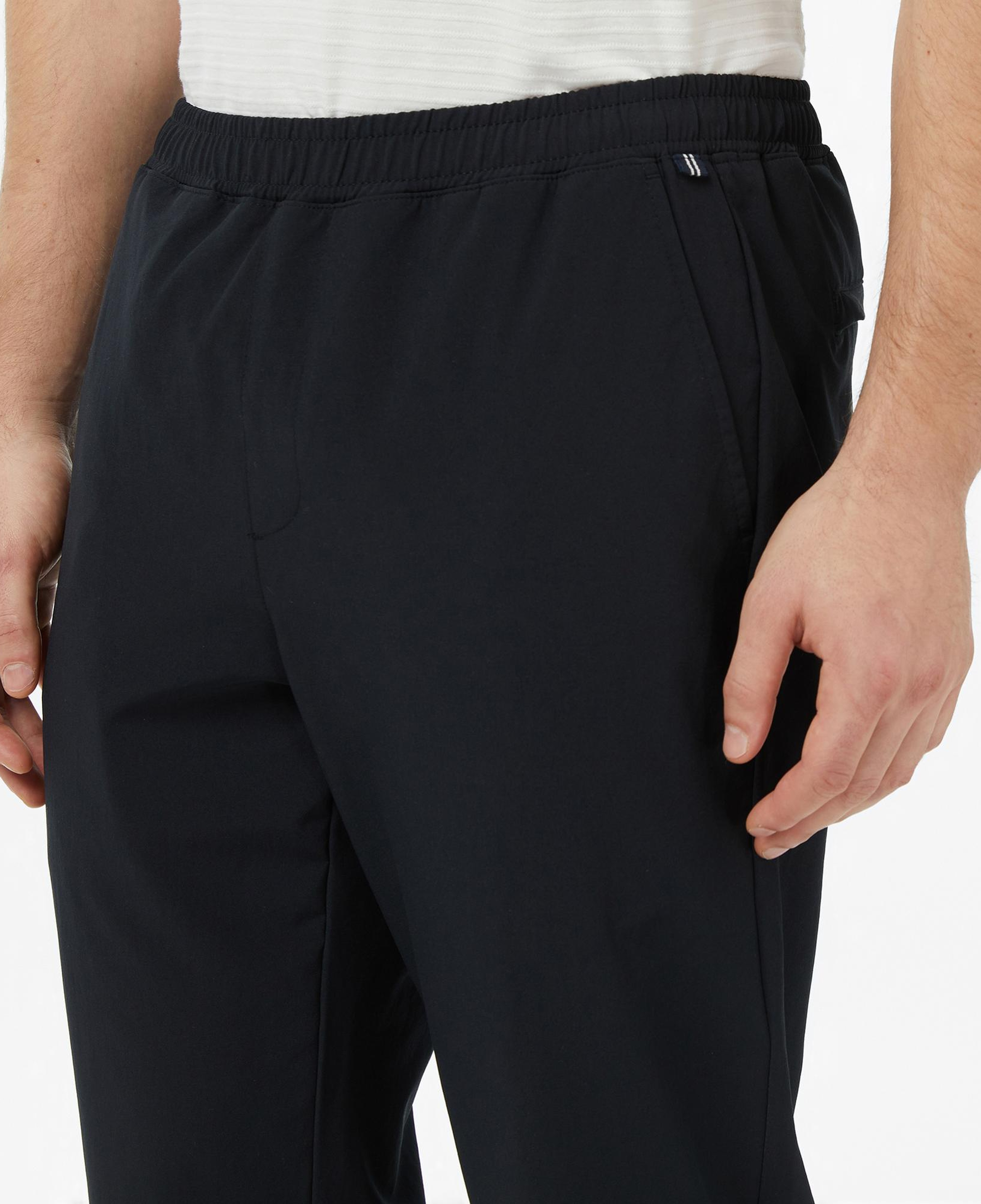 Nautica Erkek Siyah Slim Fit Teknik Pantolon